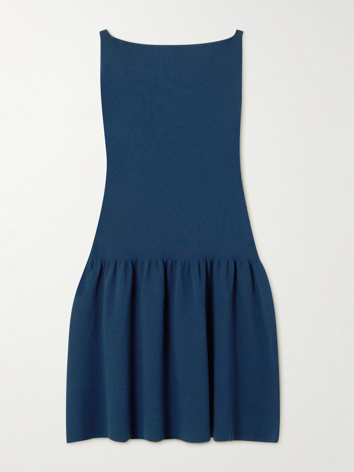 Faithfull - Monique Cotton-blend Mini Dress - Navy