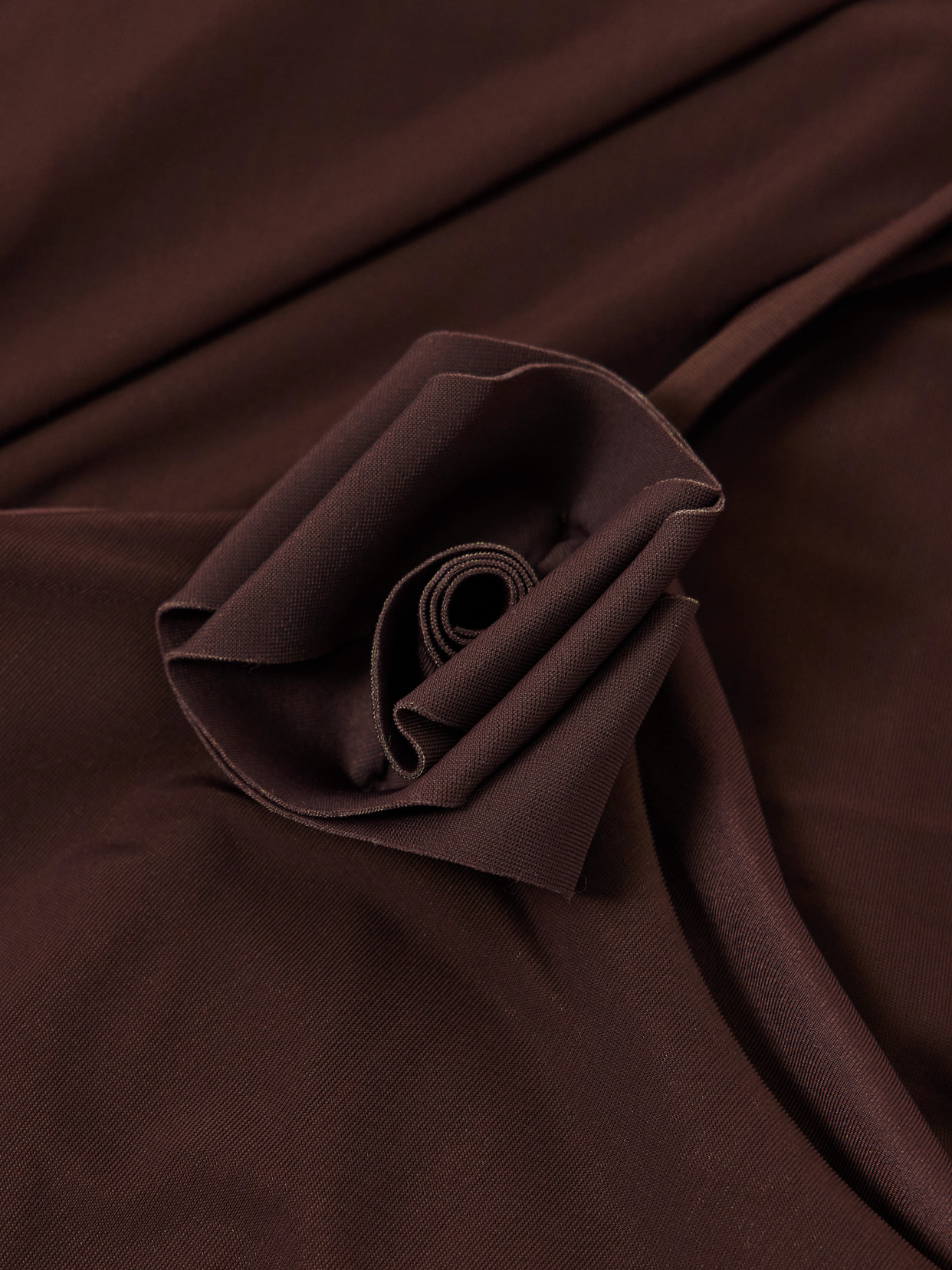 Maygel Coronel Jacinto Stretch-jersey Mini Dress In Brown
