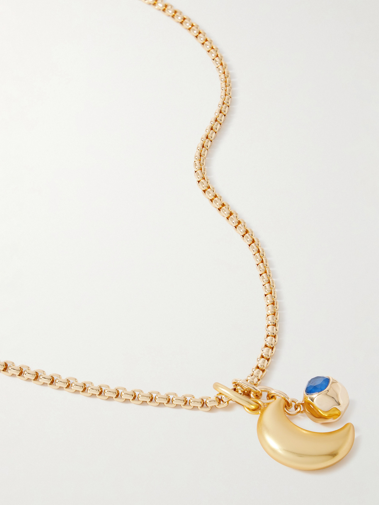 Roxanne Assoulin La Lune Gold-tone Crystal Necklace