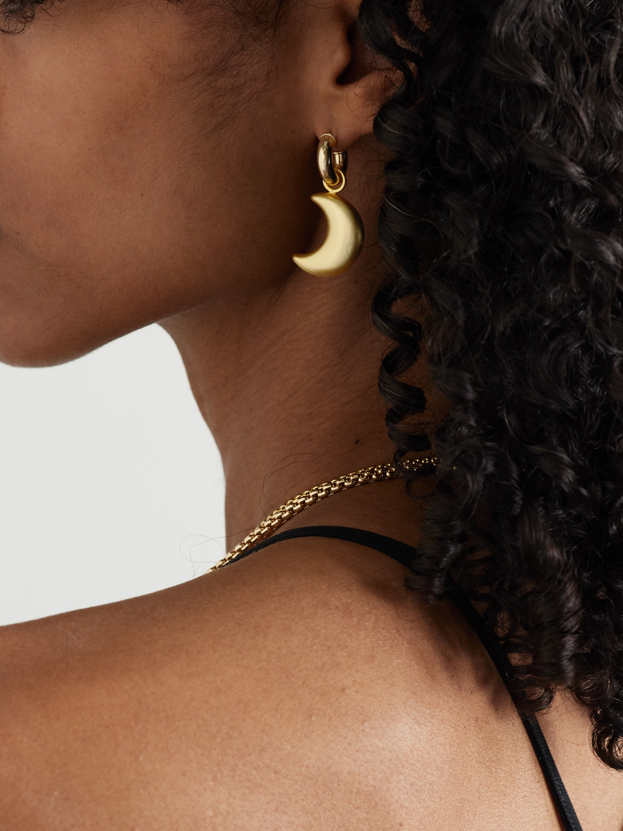 Roxanne Assoulin La Lune Gold-tone Hoop Earrings In Gold