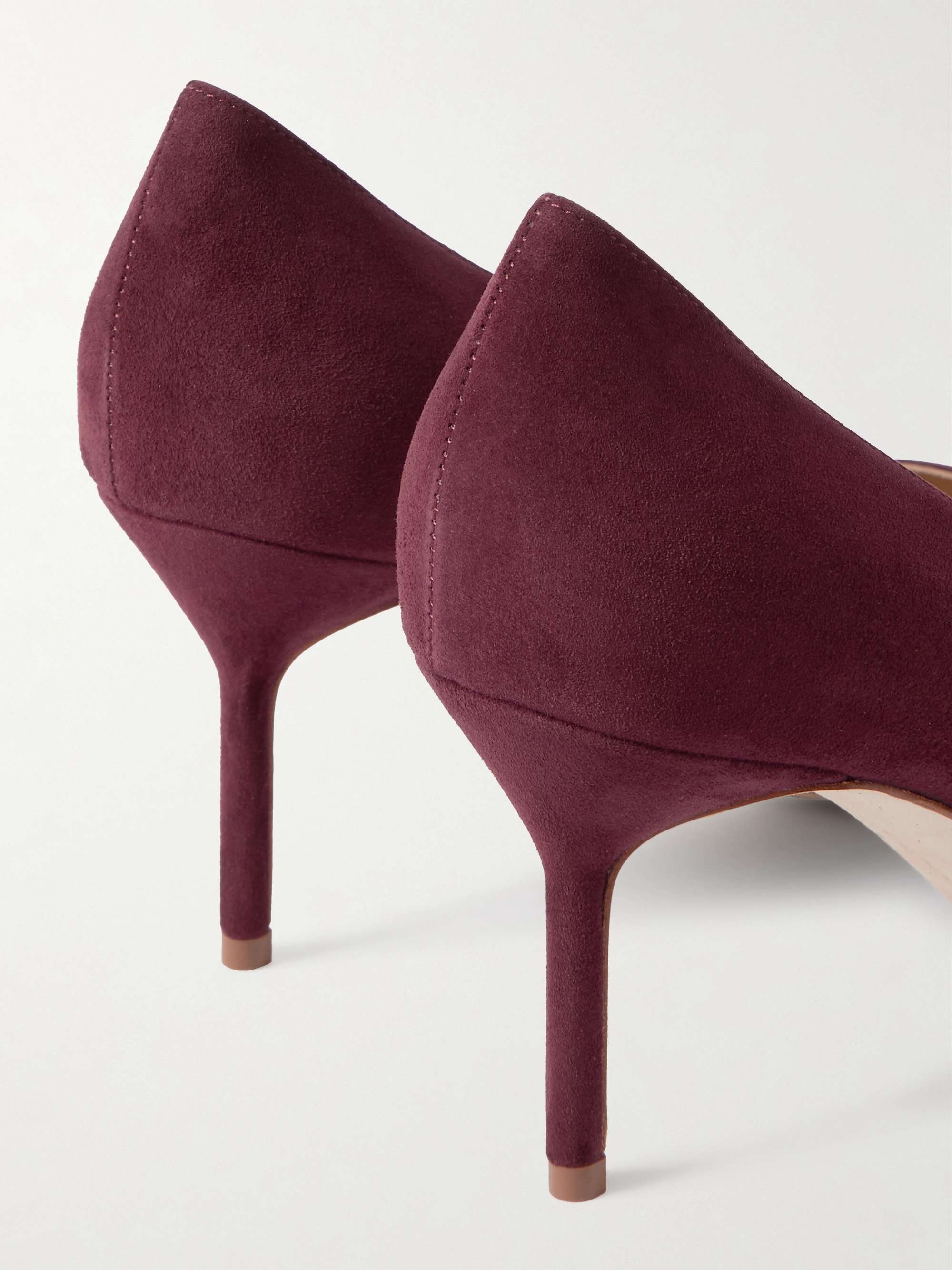 MANOLO BLAHNIK BB 70 suede pumps