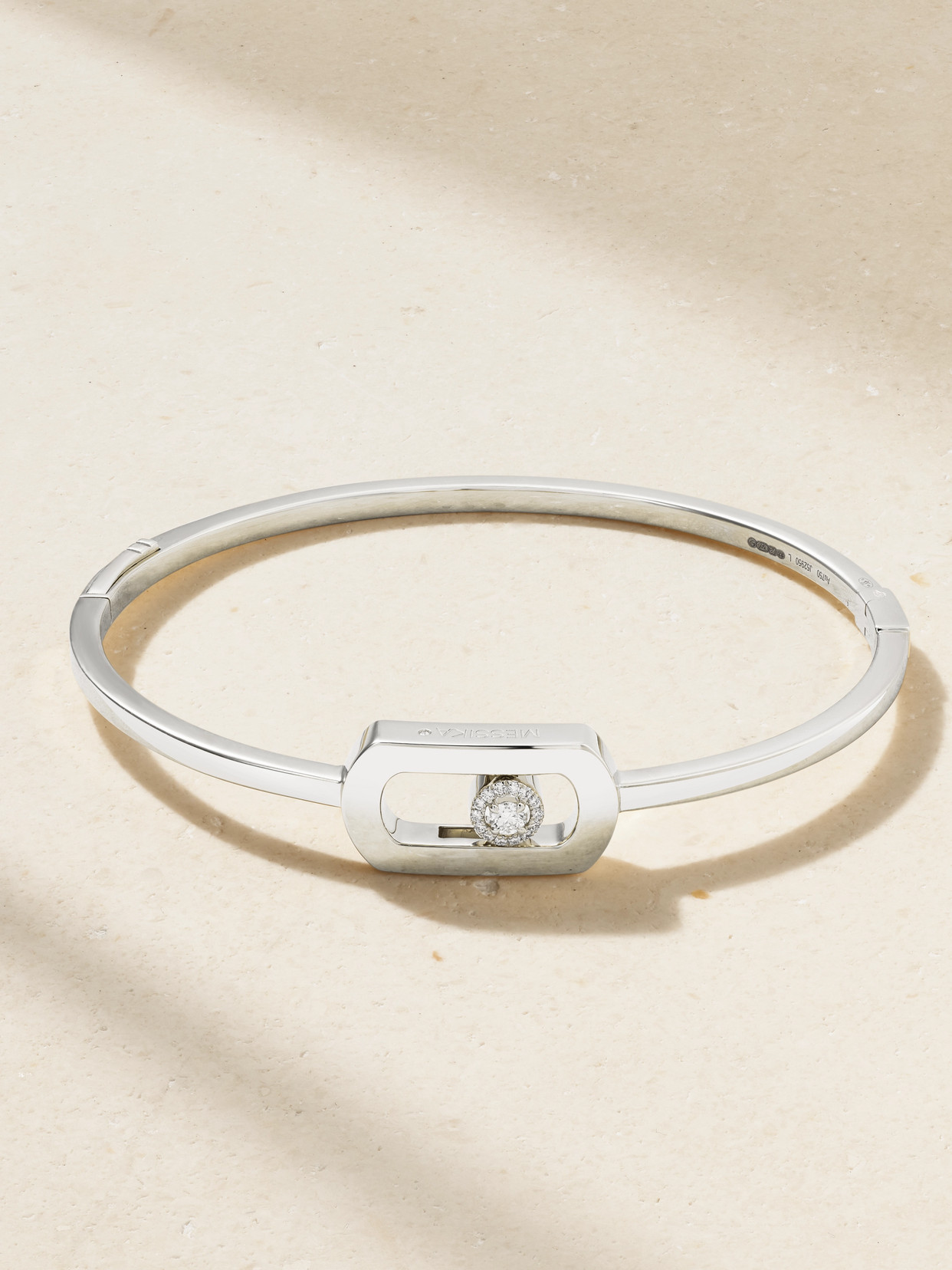 Messika So Move 18-karat White Gold Diamond Bracelet In Silver