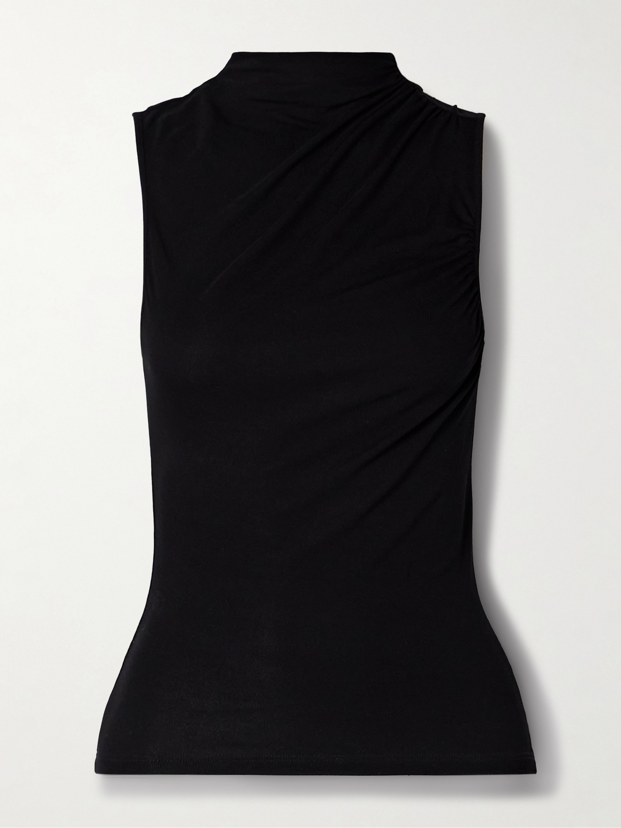 Theory Draped stretch-jersey tank