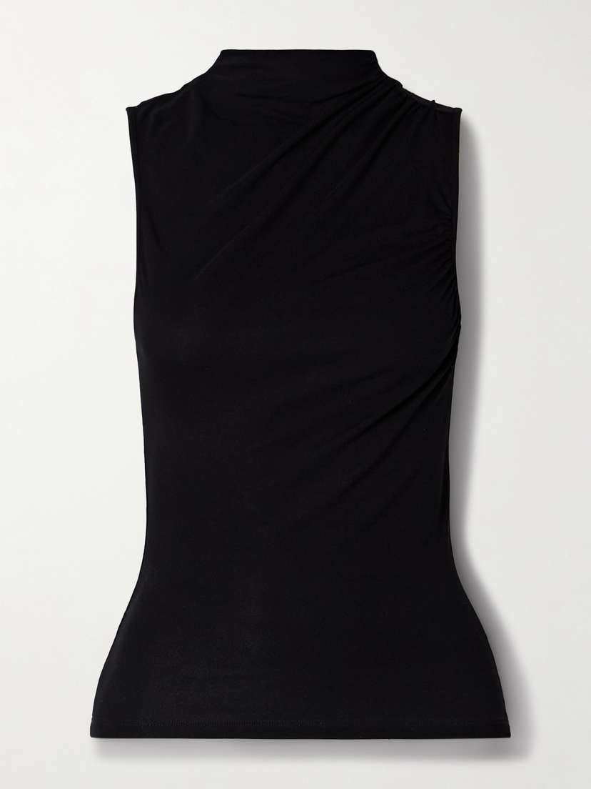 Theory Draped Stretch-jersey Tank