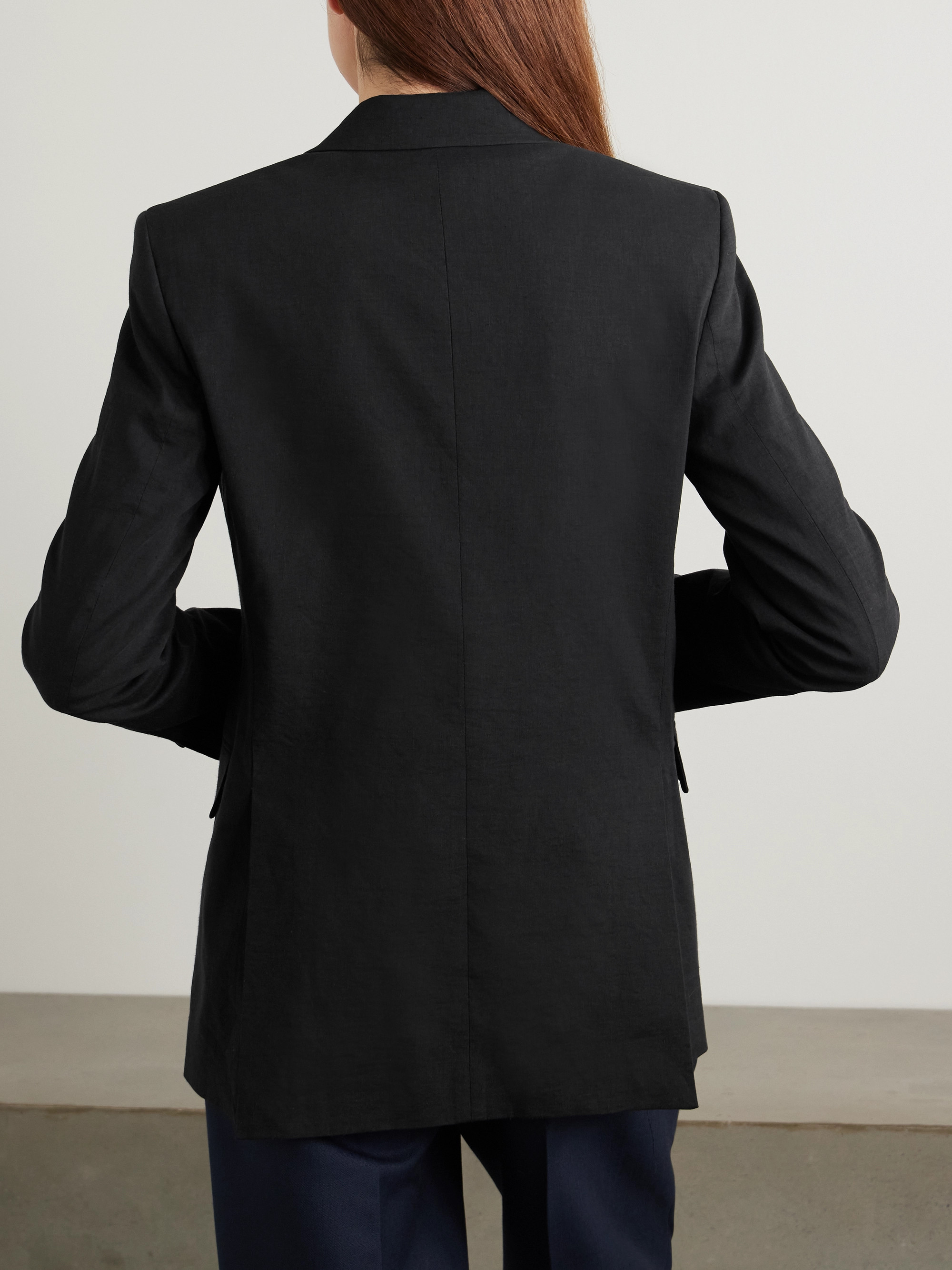 Theory Linen-blend blazer