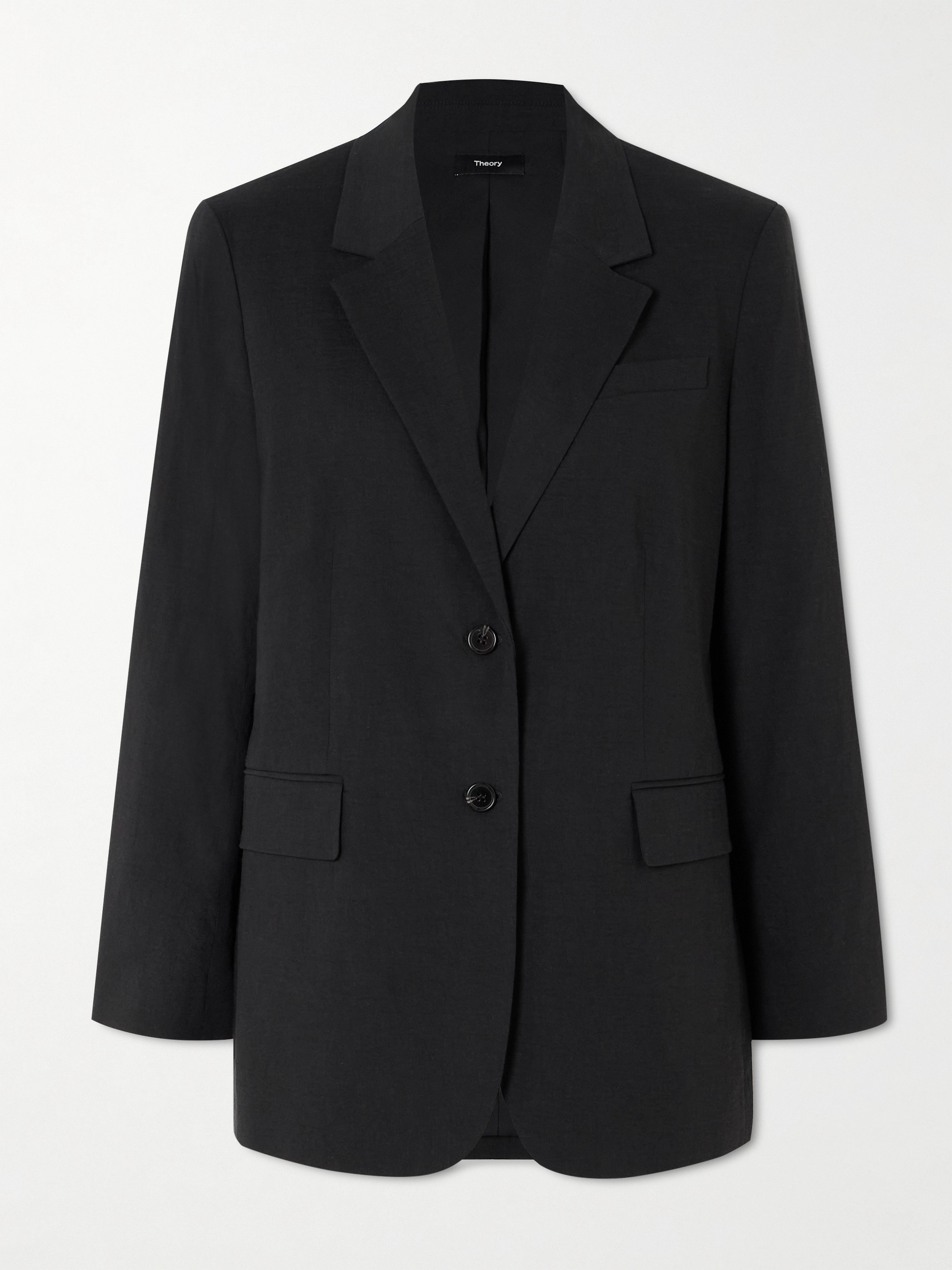 Theory Linen-blend blazer