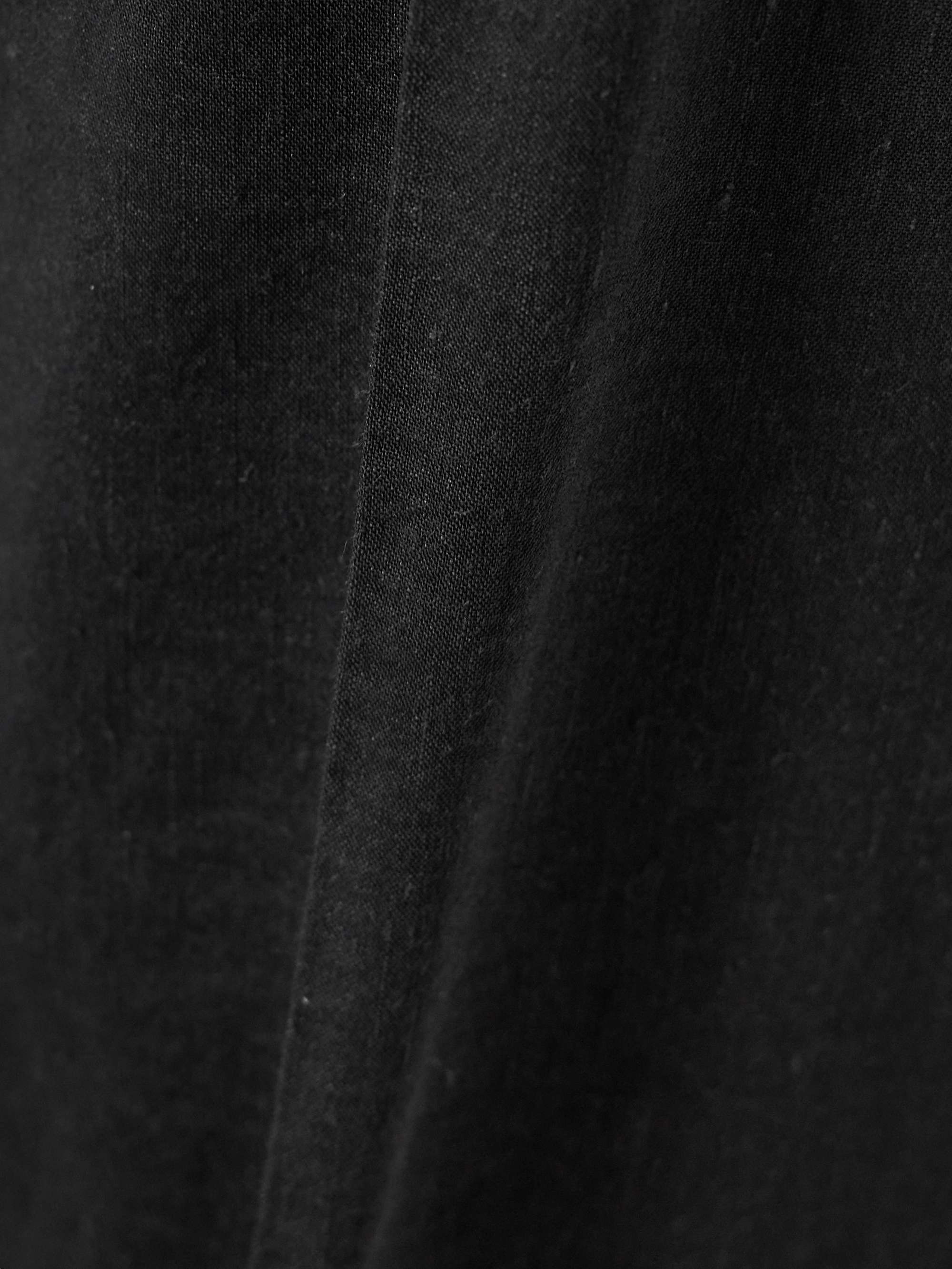 THEORY Treeca cropped stretch linen-blend straight-leg pants