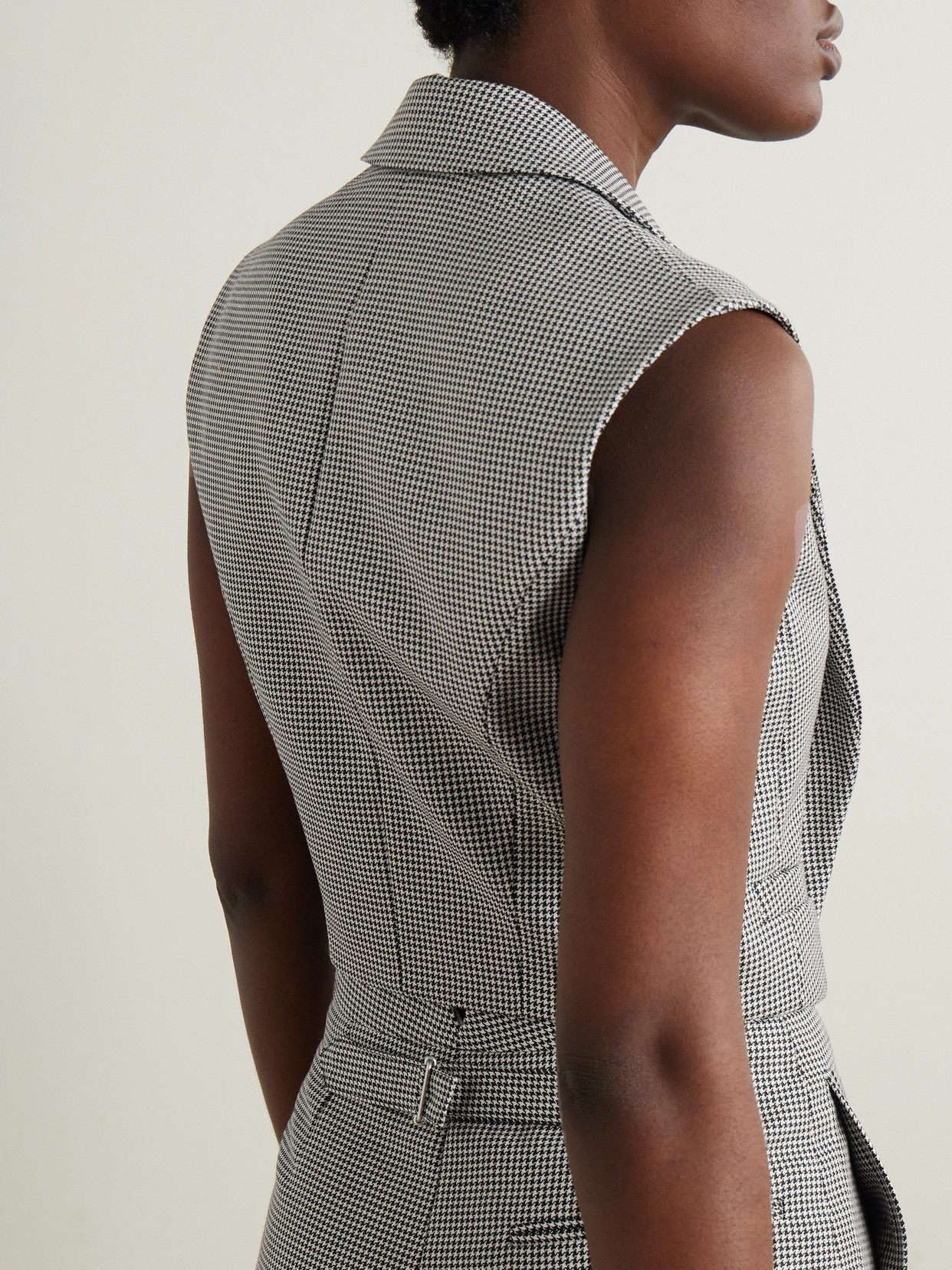 Alexander Mcqueen Wool & Mohair Vest In Gray