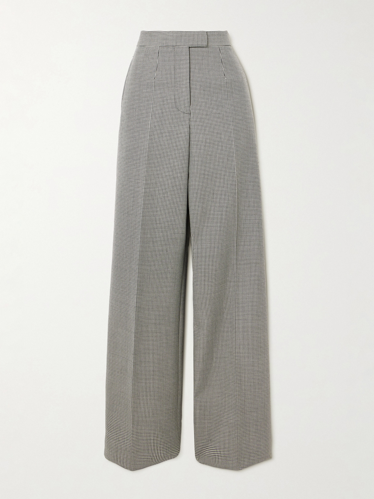 Alexander Mcqueen Wool & Mohair Pants In Gray