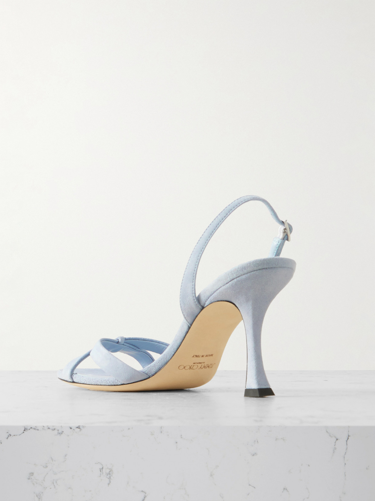 Shop Jimmy Choo Elsy 90 Suede Sandals
