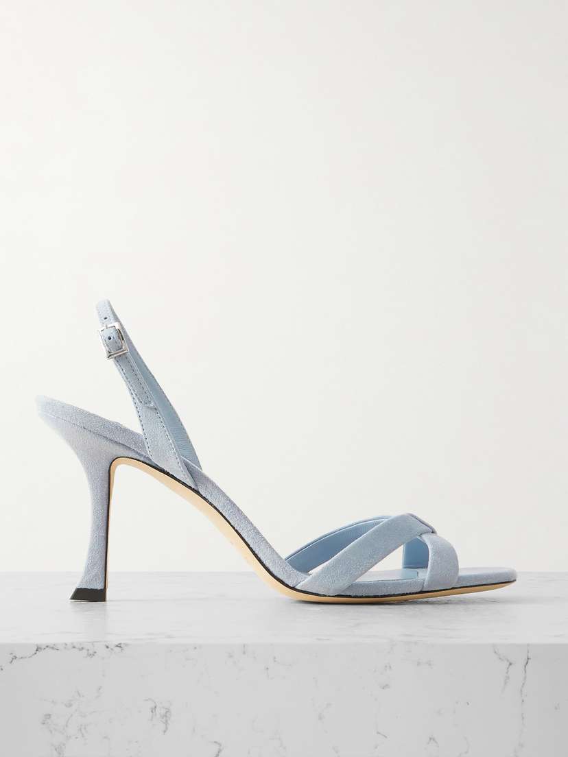 Jimmy Choo Elsy 90 Suede Sandals