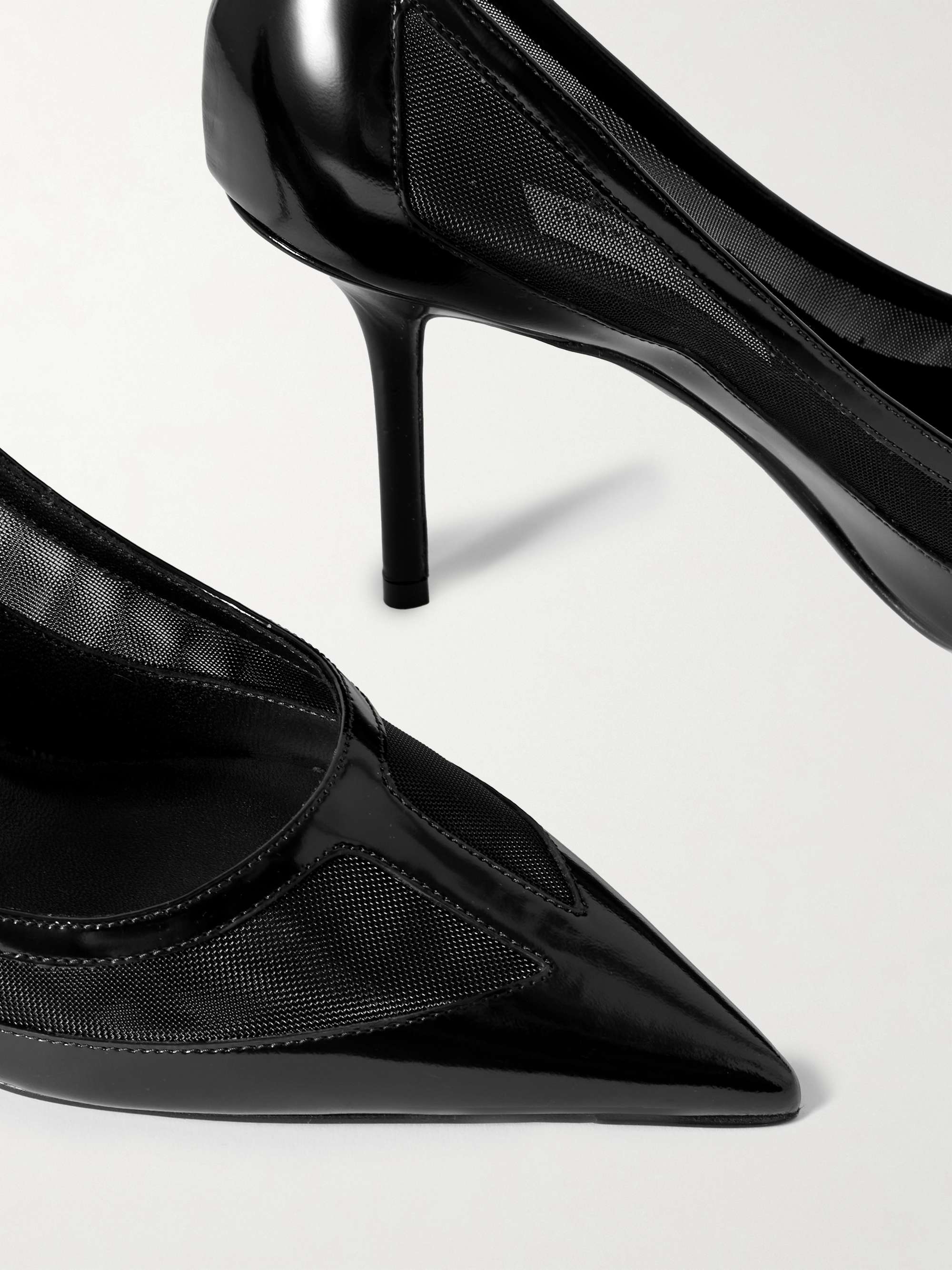 JIMMY CHOO Dazzling Coarse Glitter 85 leather pumps