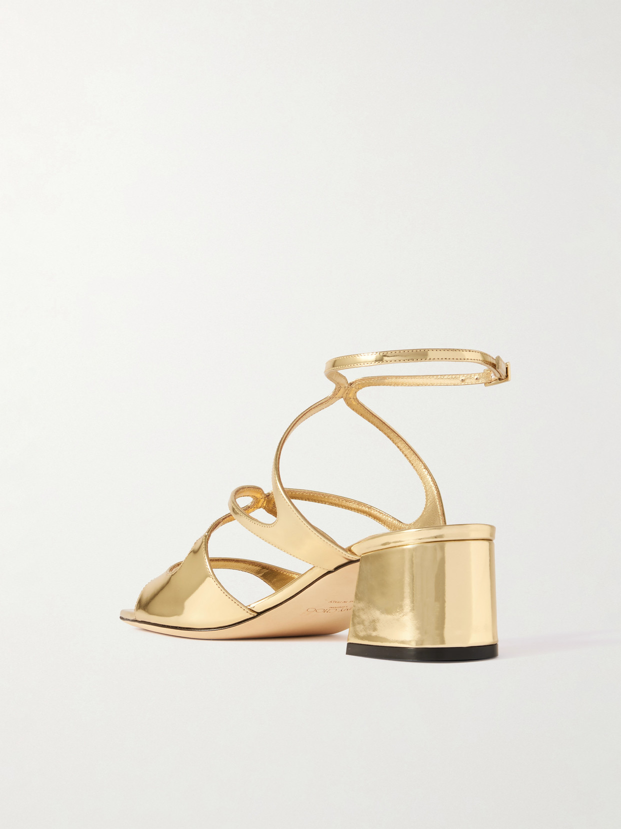 Jimmy Choo Azilia Strappy Metallic Sandals