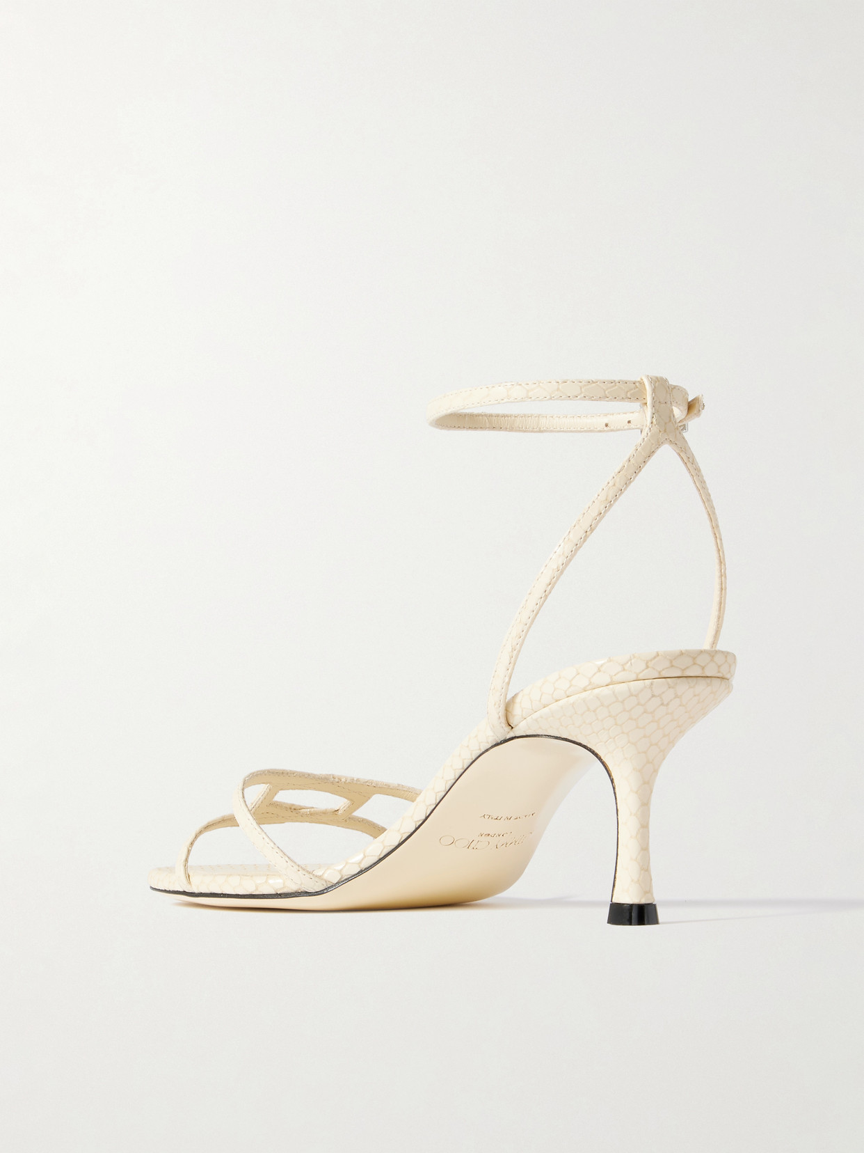 Leo 65 Croc-Effect Sandals