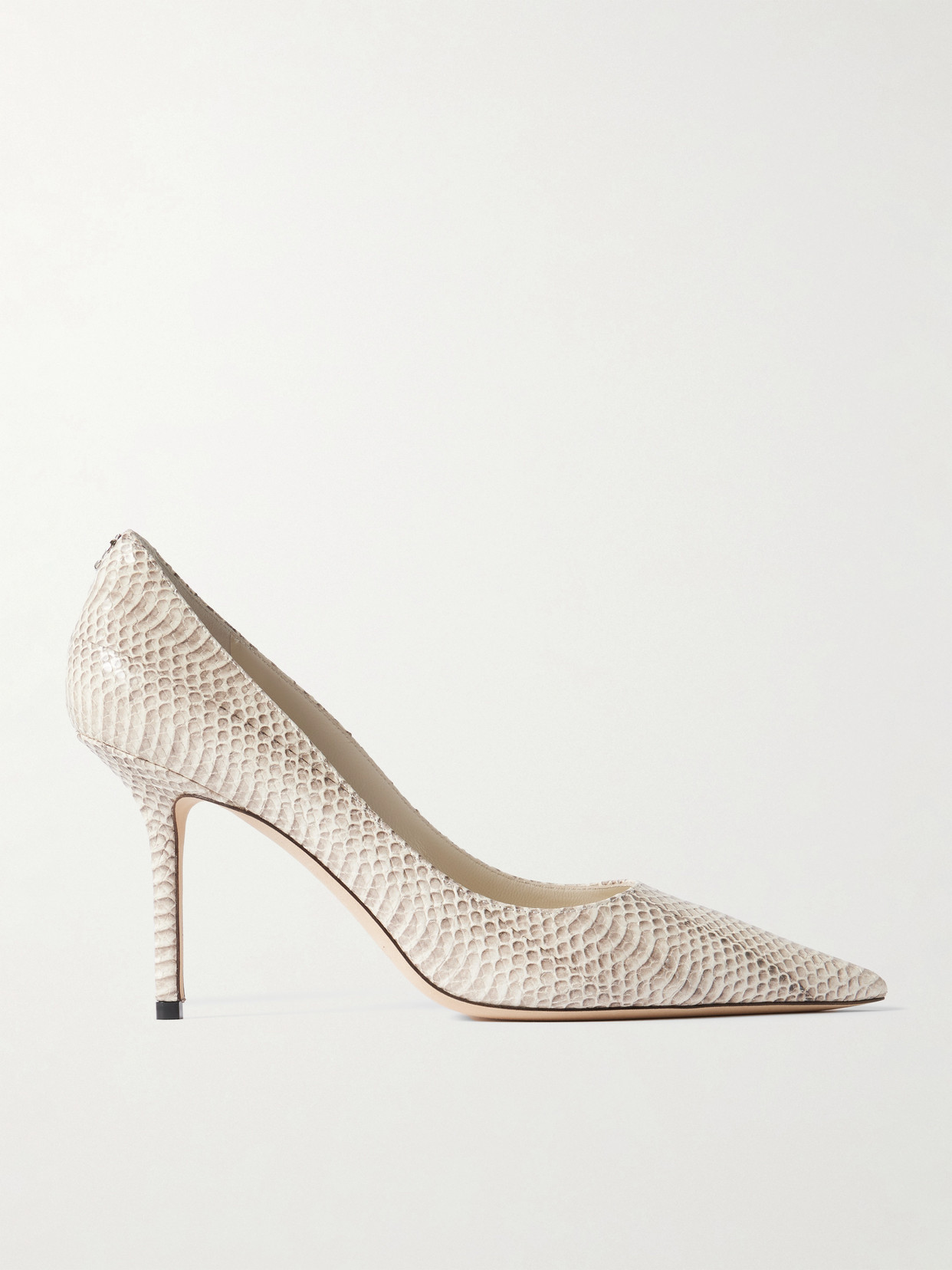 Jimmy Choo Love 85 Snake-effect Leather Pumps In Multi