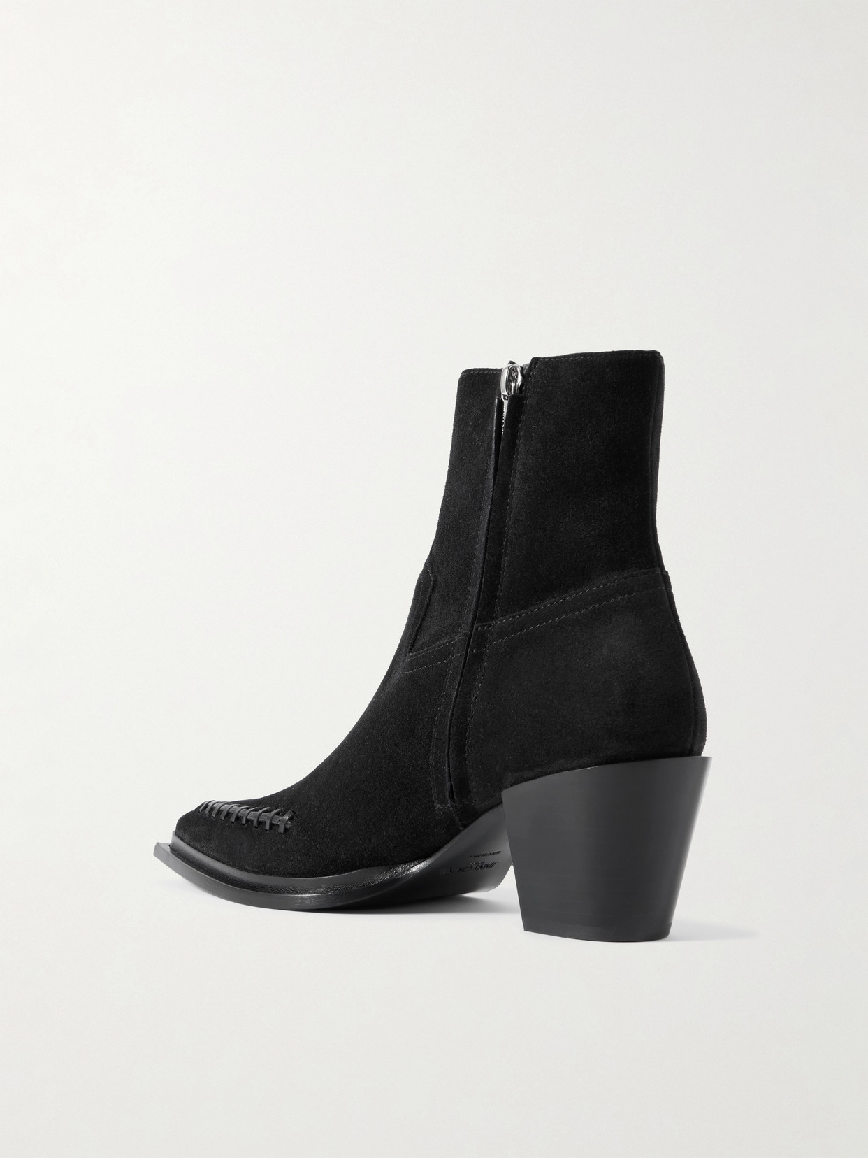 Jimmy Choo Cece 60 Suede Ankle Boots In Black