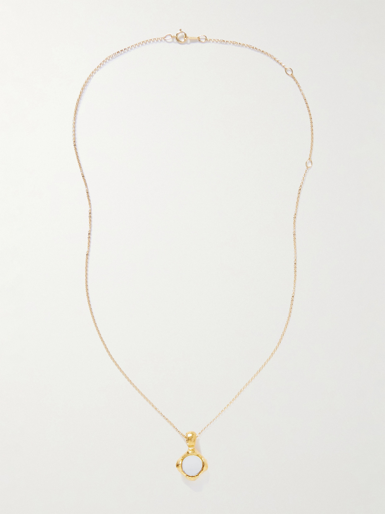 Alighieri The Pool Of Confidence Recycled Gold-plated Necklace In Gold