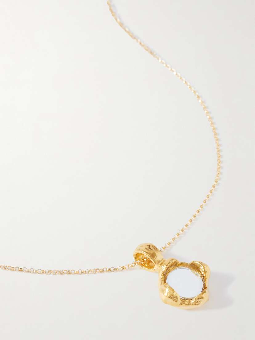 Alighieri The Pool Of Confidence Recycled Gold-plated Necklace