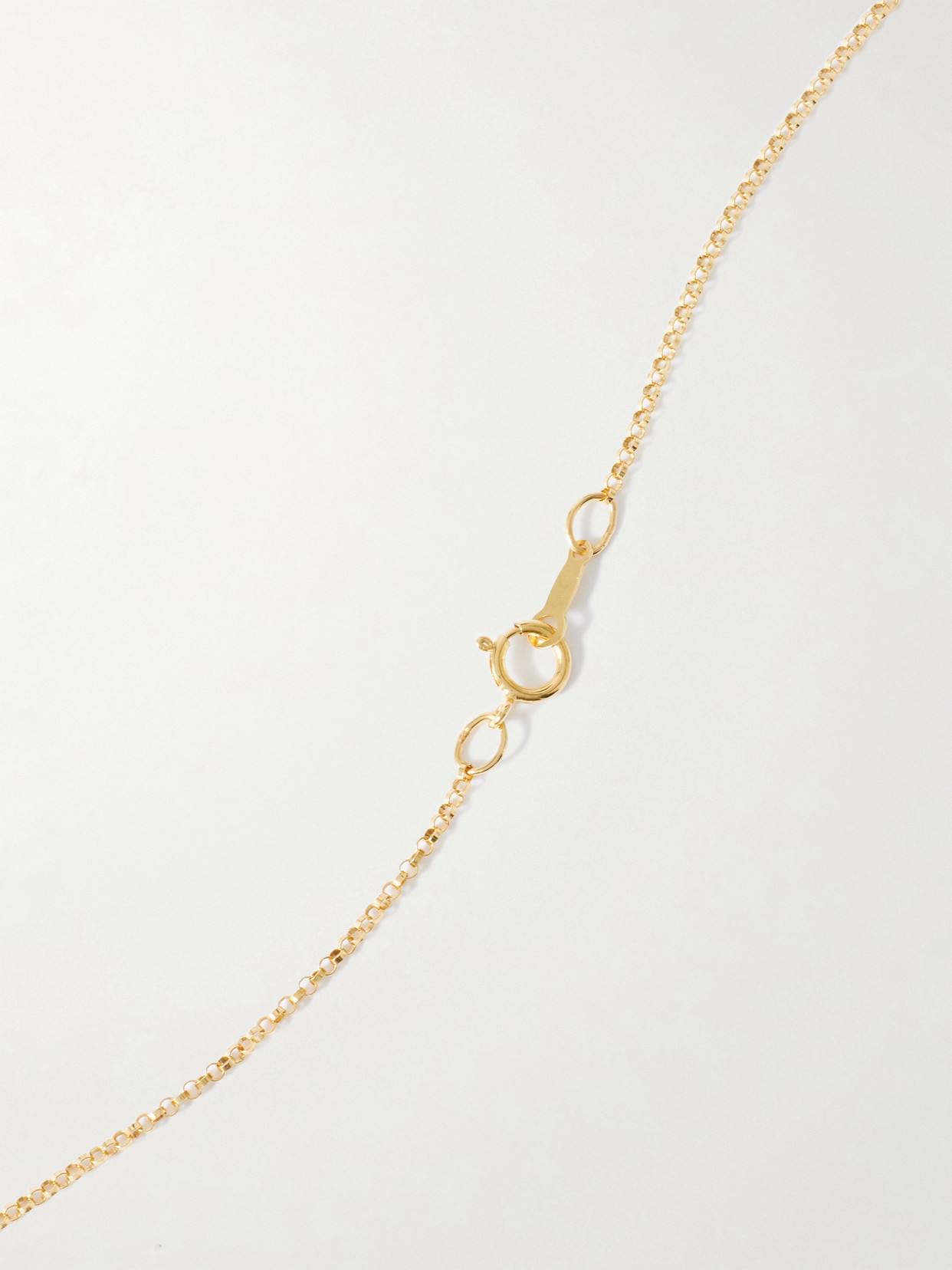 Alighieri The Vanity Comb Recycled Gold-plated Necklace In Gold