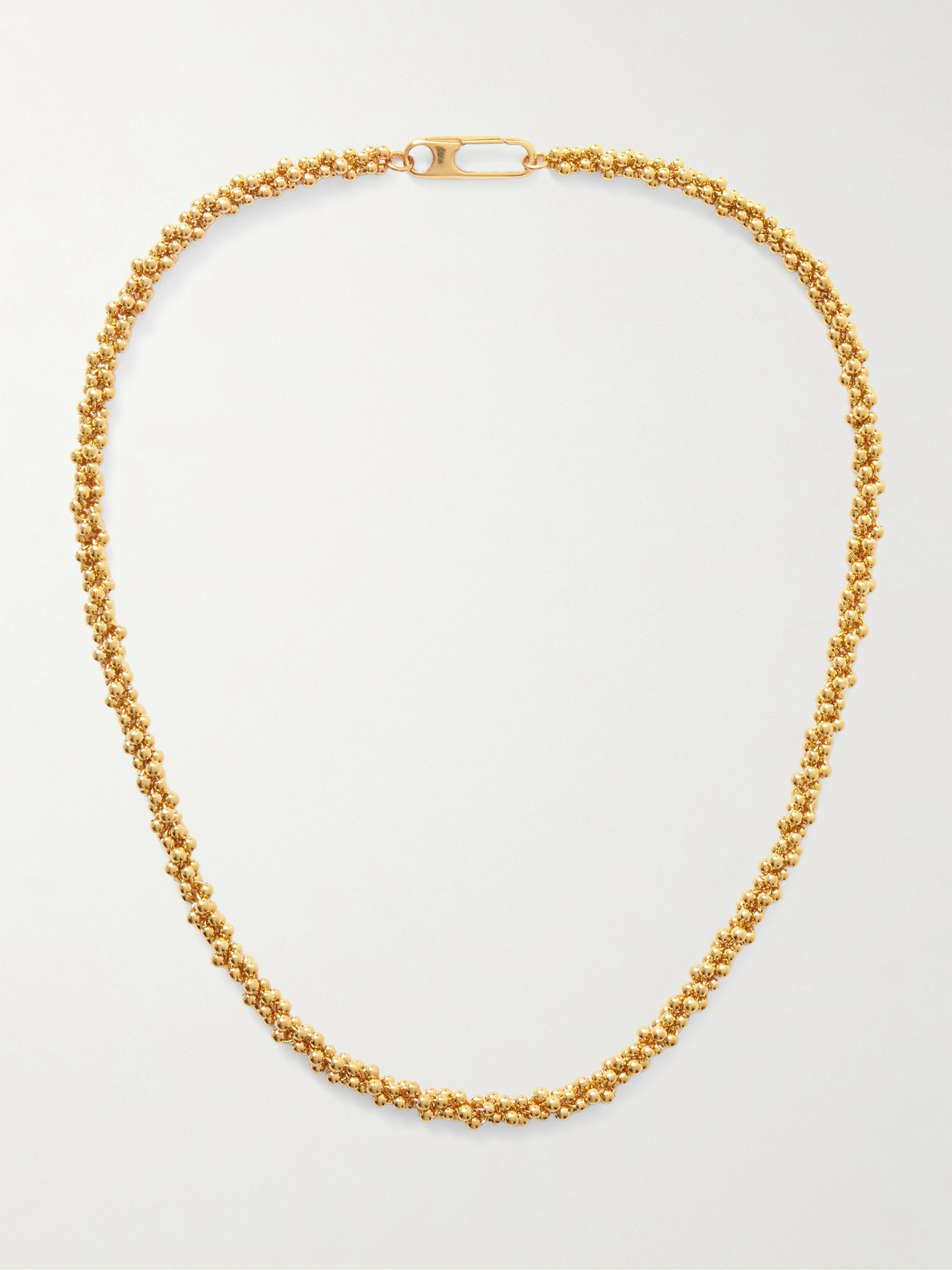 Alighieri Gold-plated Beaded Necklace