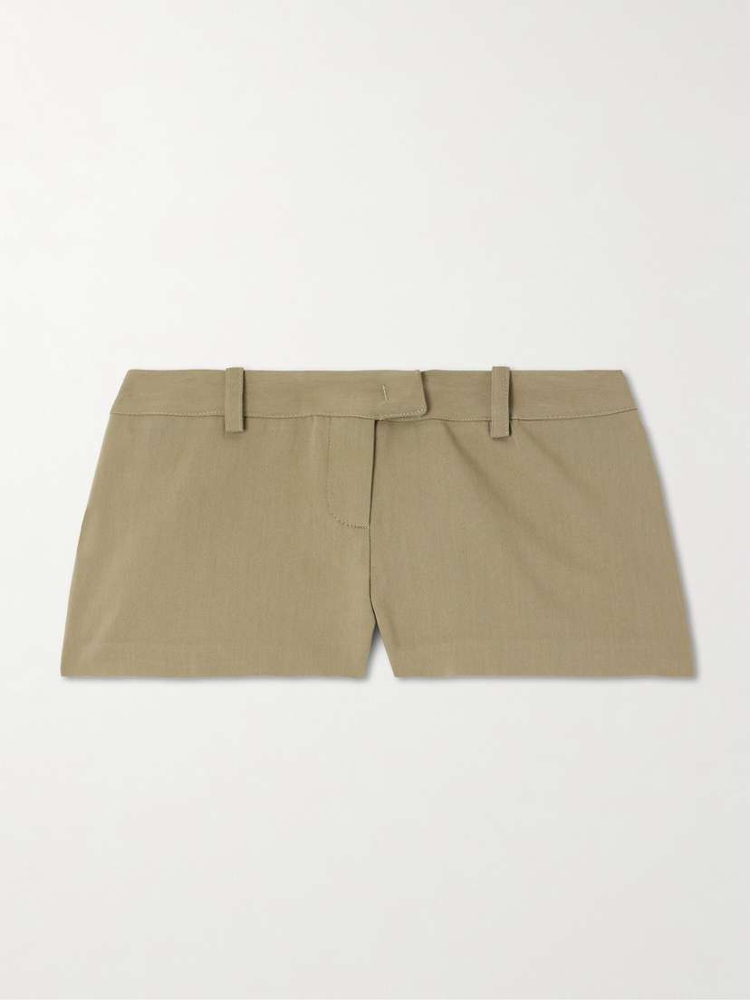 The Frankie Shop Roma Twill Shorts