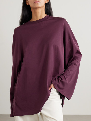 The Frankie Shop Rio oversized cotton-jersey t-shirt