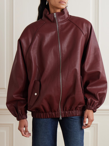 The Frankie Shop Senta oversized bomber jacket