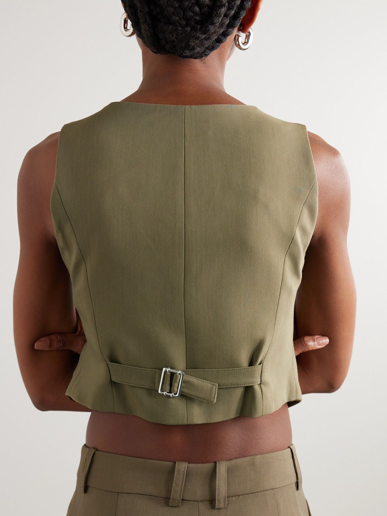 The Frankie Shop Roma Woven Vest