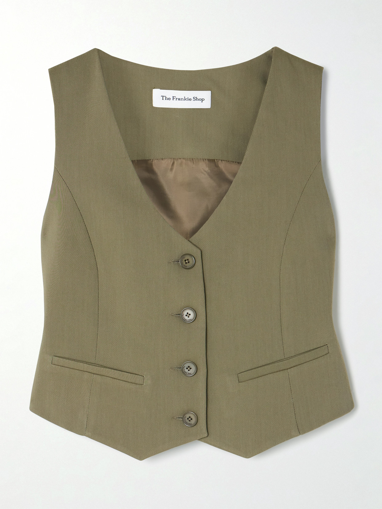 The Frankie Shop Roma Woven Vest