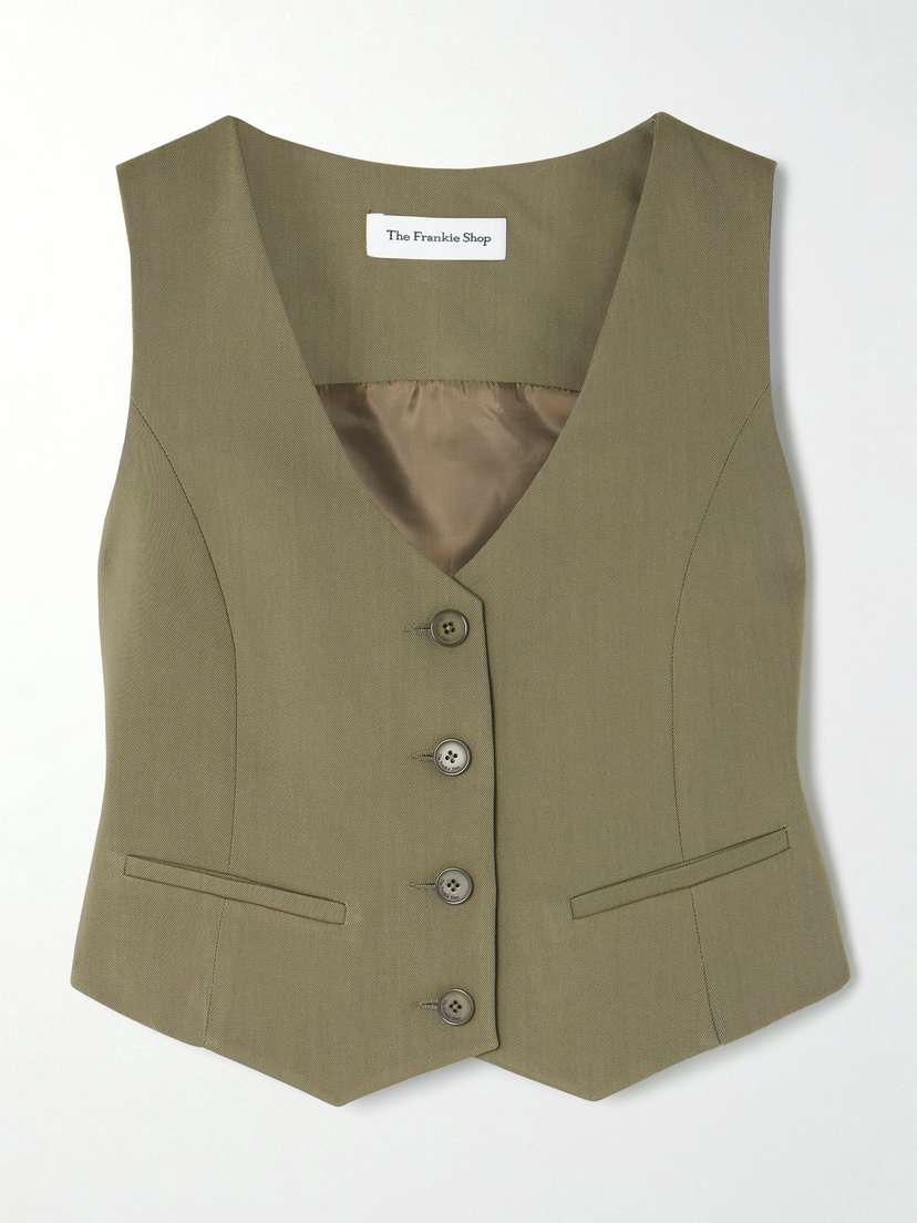 The Frankie Shop Roma Woven Vest