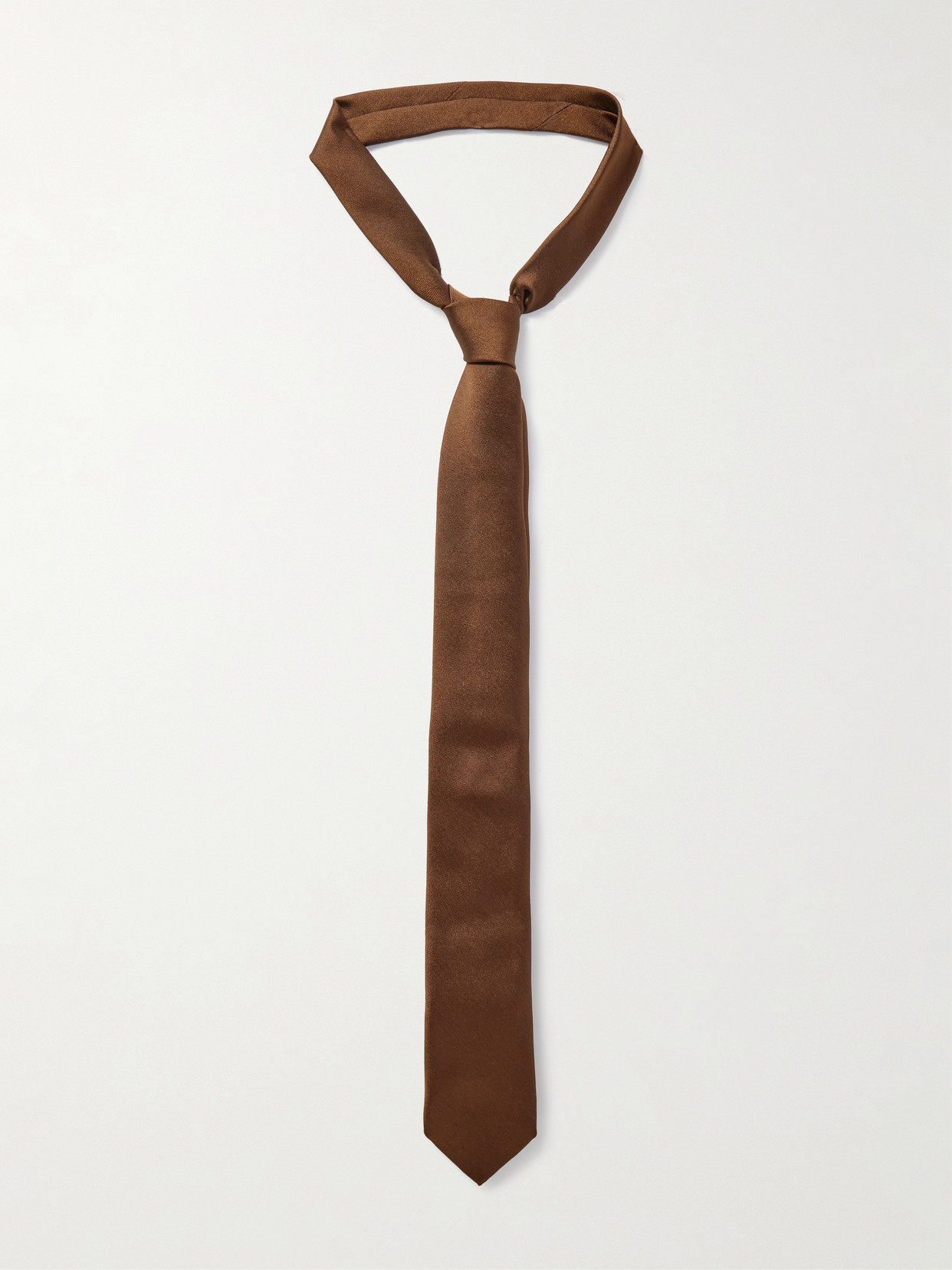 The Frankie Shop Lene Satin Tie In Green