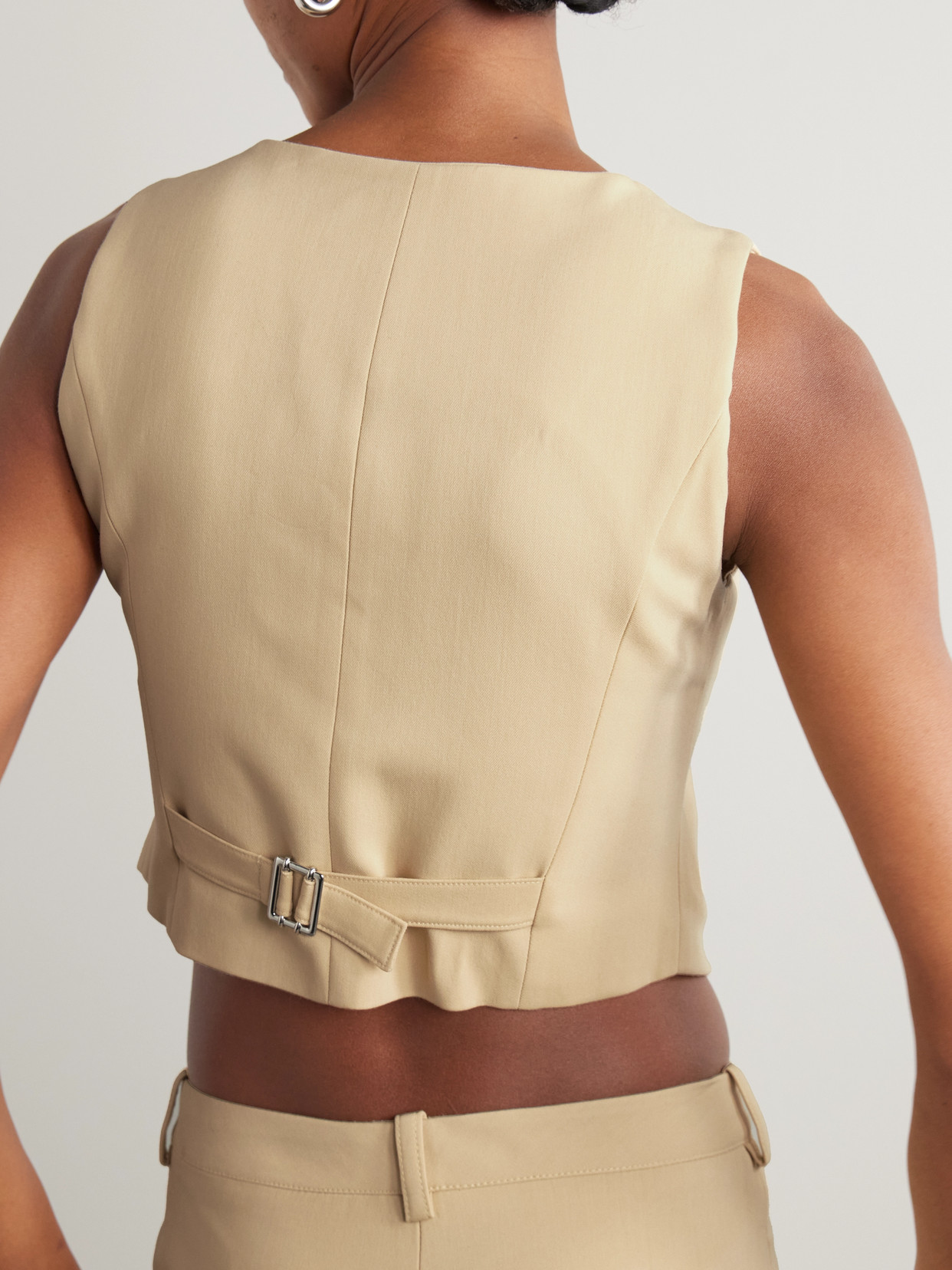 The Frankie Shop Roma Woven Vest
