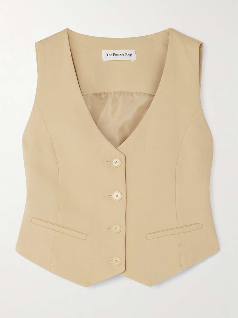 The Frankie Shop Roma Woven Vest