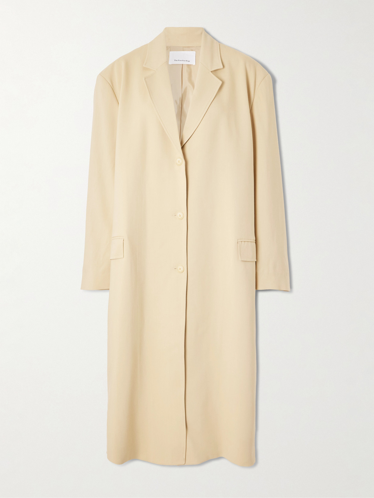 The Frankie Shop Tribeca Oversized Woven Coat