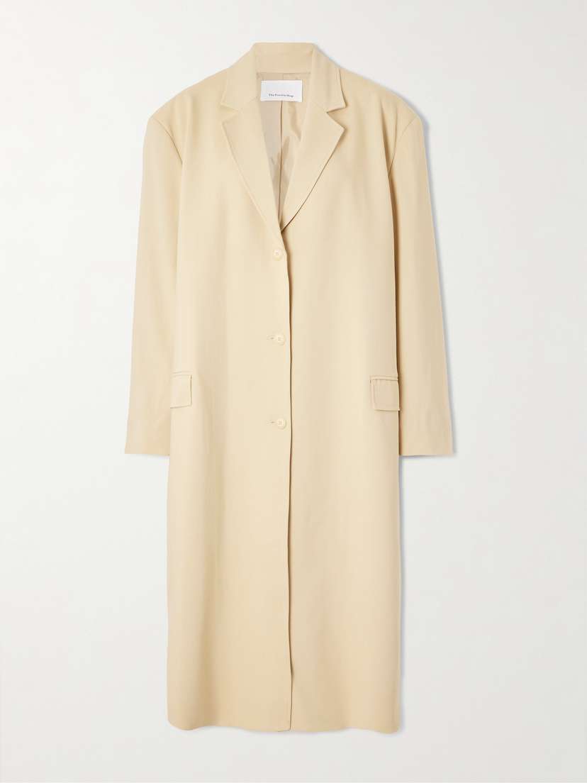 The Frankie Shop Tribeca Oversized Woven Coat