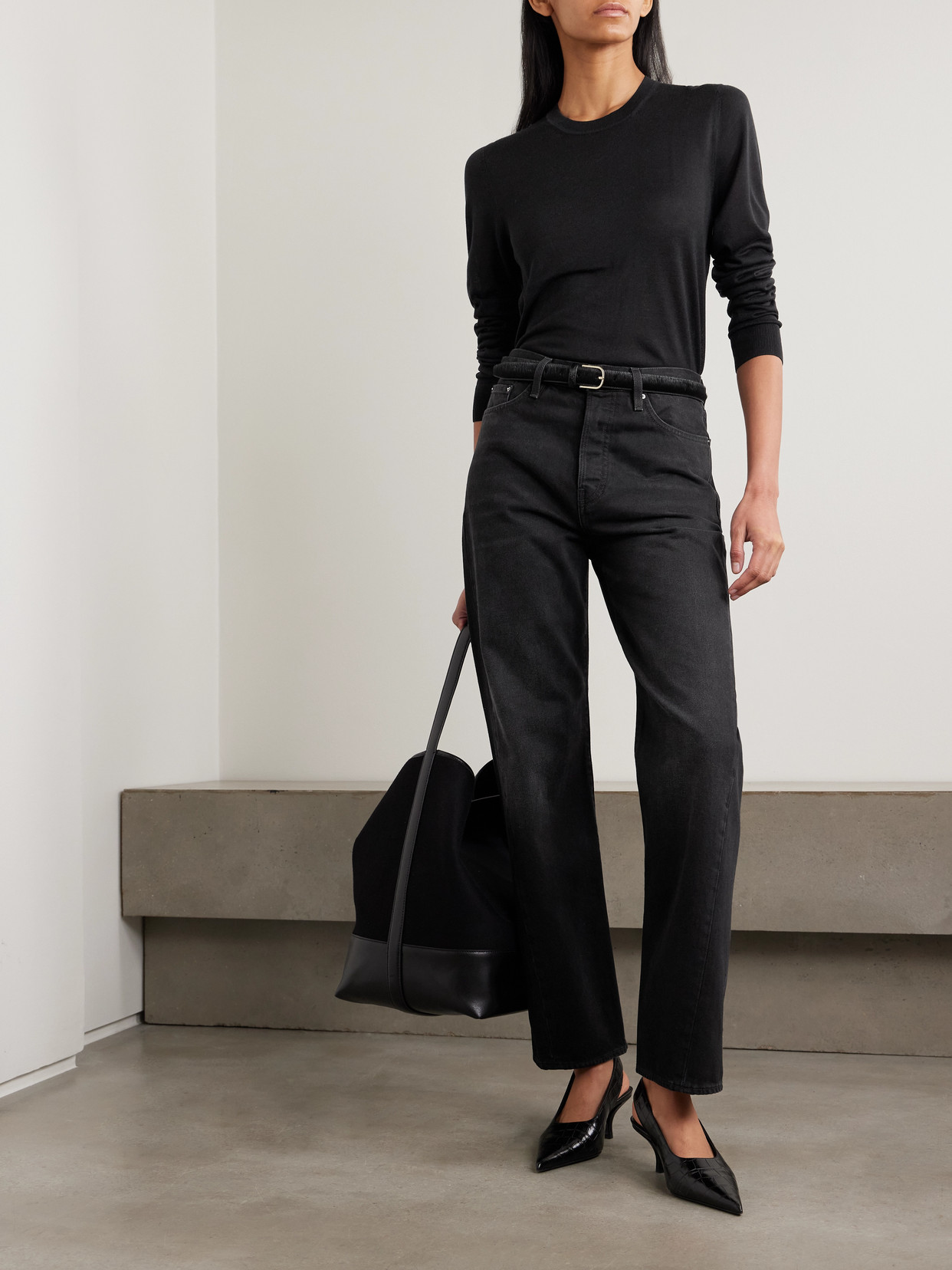 Totême Mid-rise Straight-leg Organic Jeans