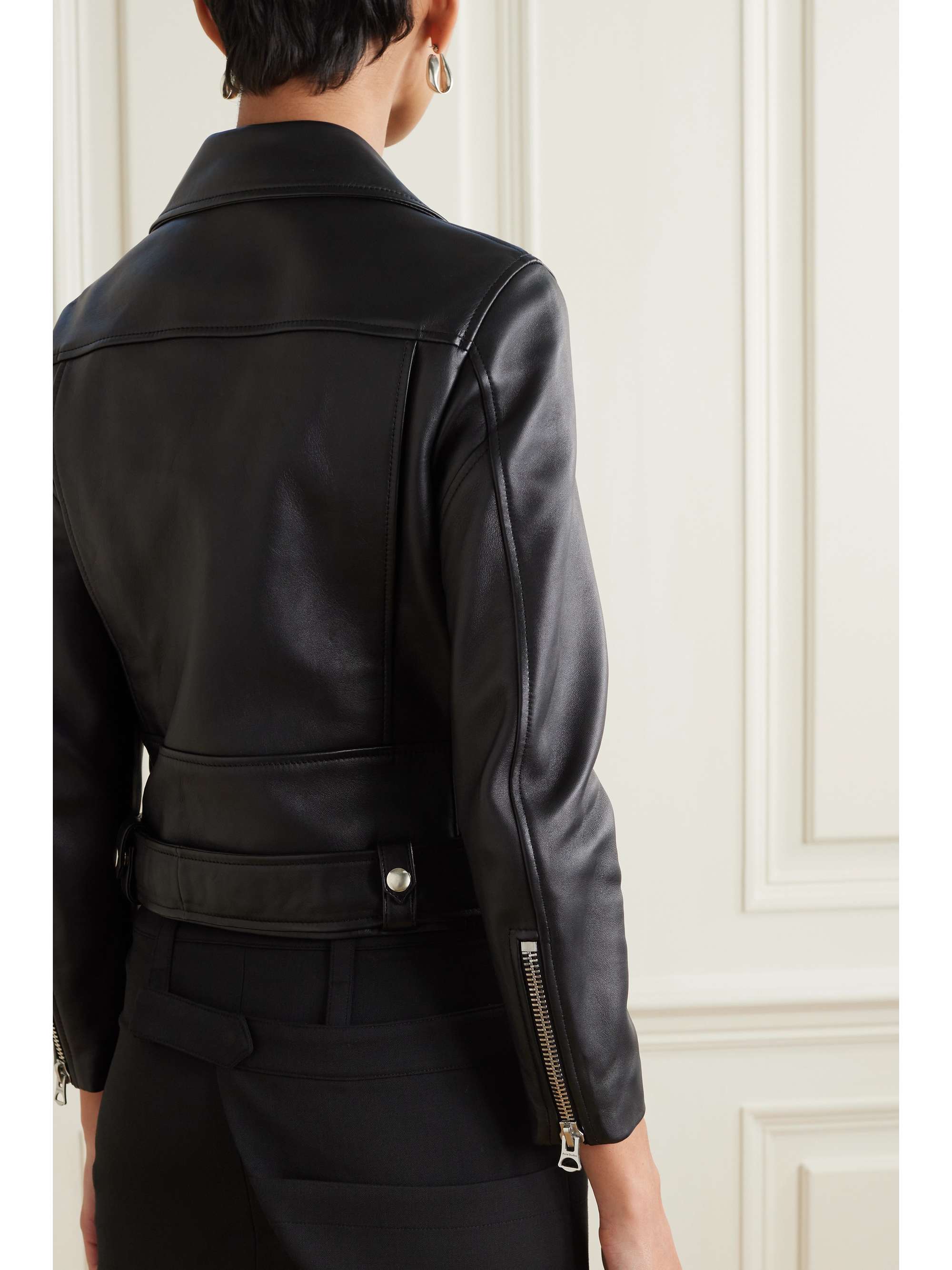 ACNE STUDIOS Leather biker jacket | NET-A-PORTER