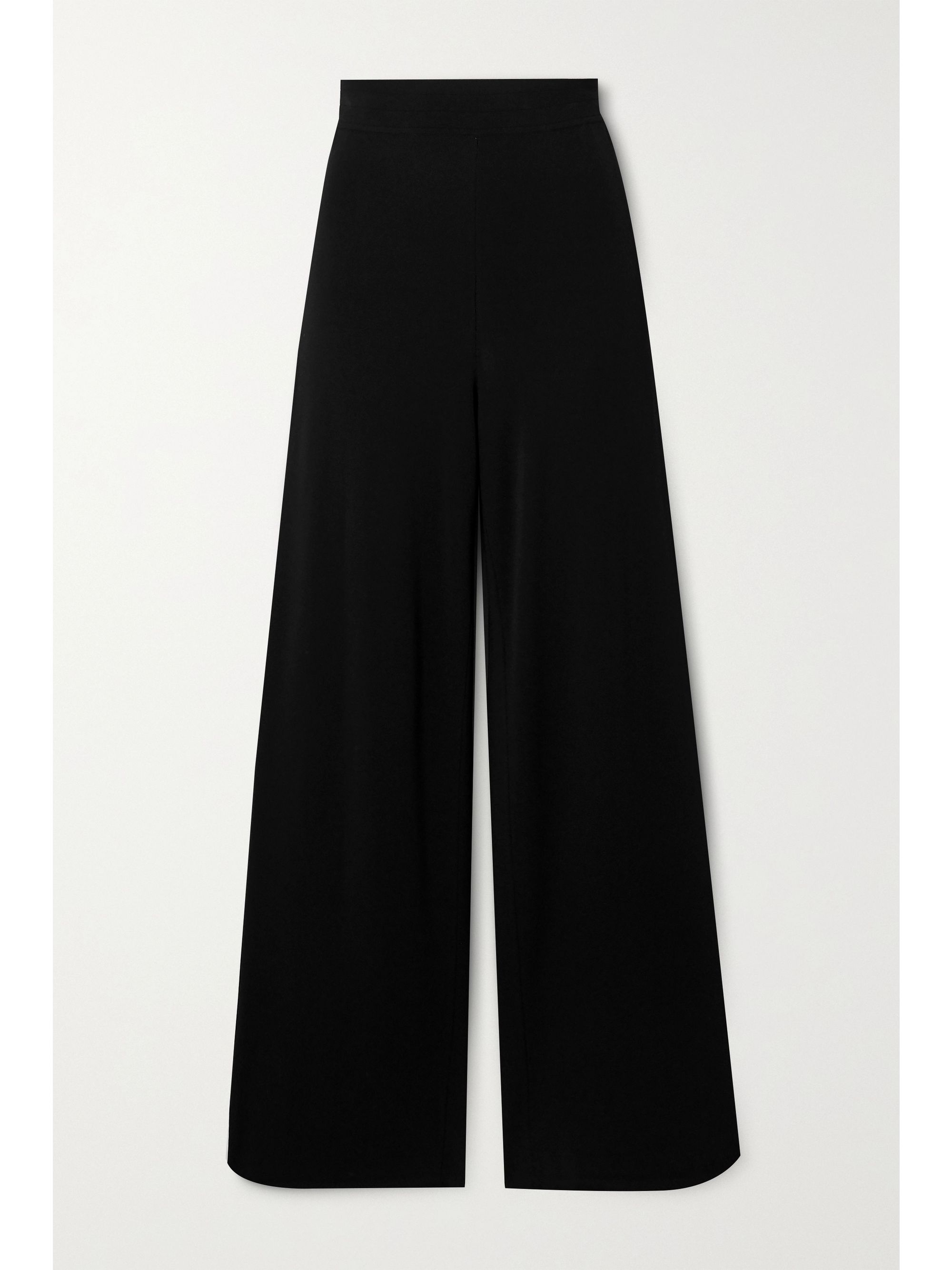 black wide leg pants