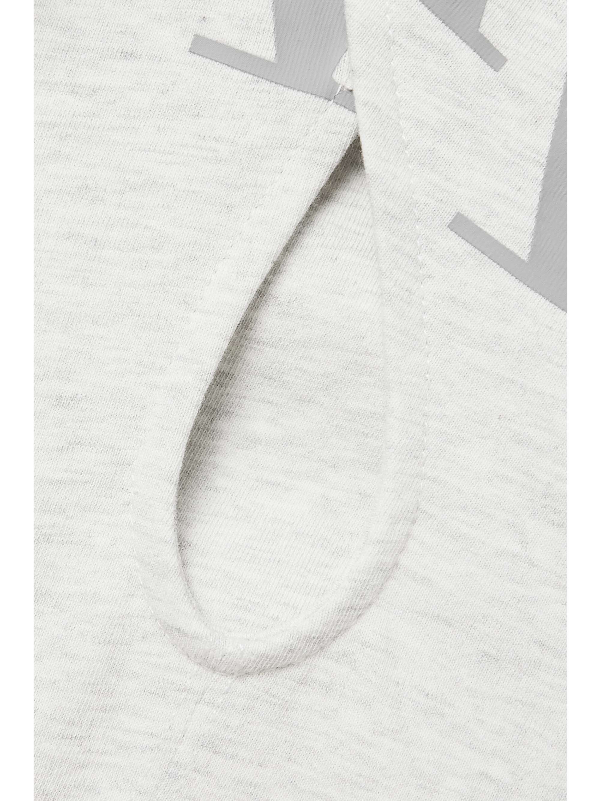 ALEXANDER WANG 结饰挖剪印花纯棉平纹布 T 恤