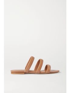 aeyde chrissy leather slides