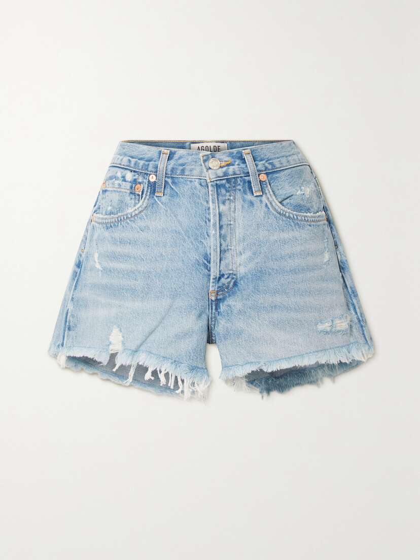 AGOLDE Parker Vintage Cutoff Organic Denim Shorts