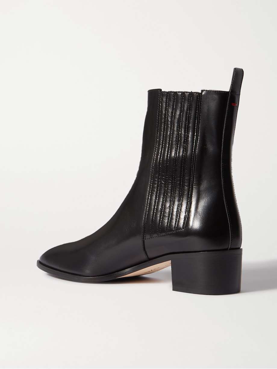 aeyde neil leather chelsea boots