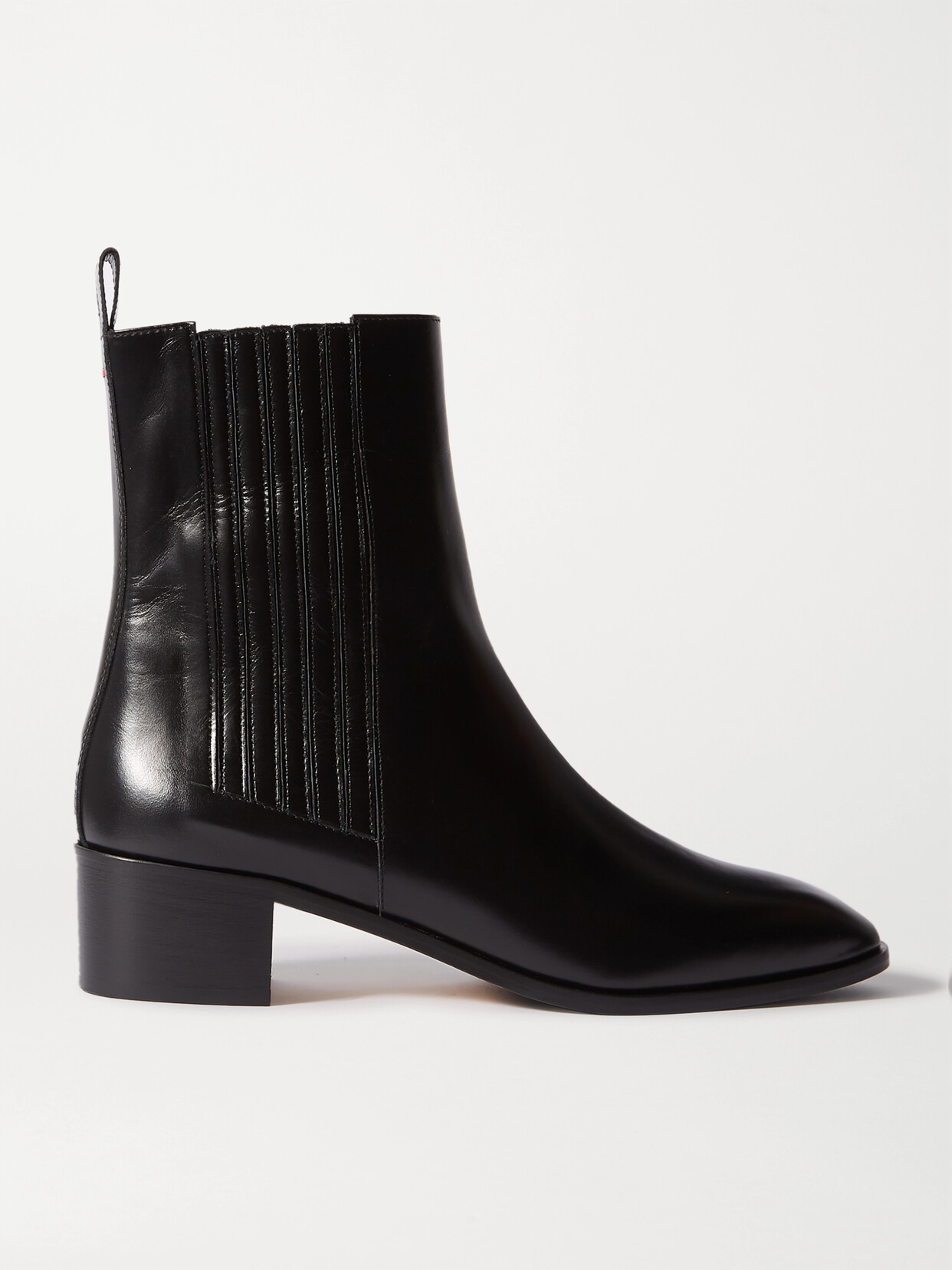 Aeyde Neil Leather Chelsea Boots In Black