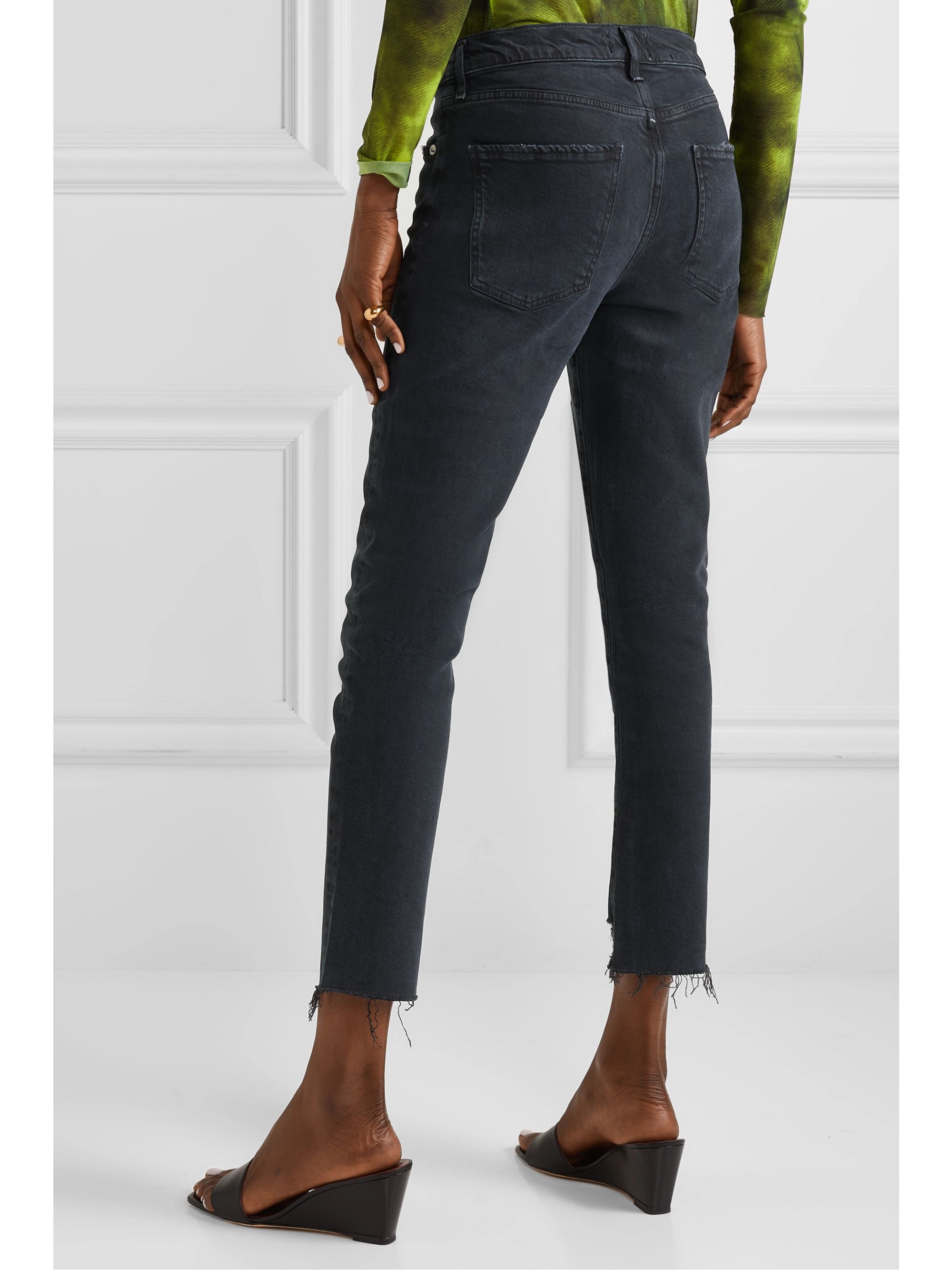 agolde toni mid rise straight jeans