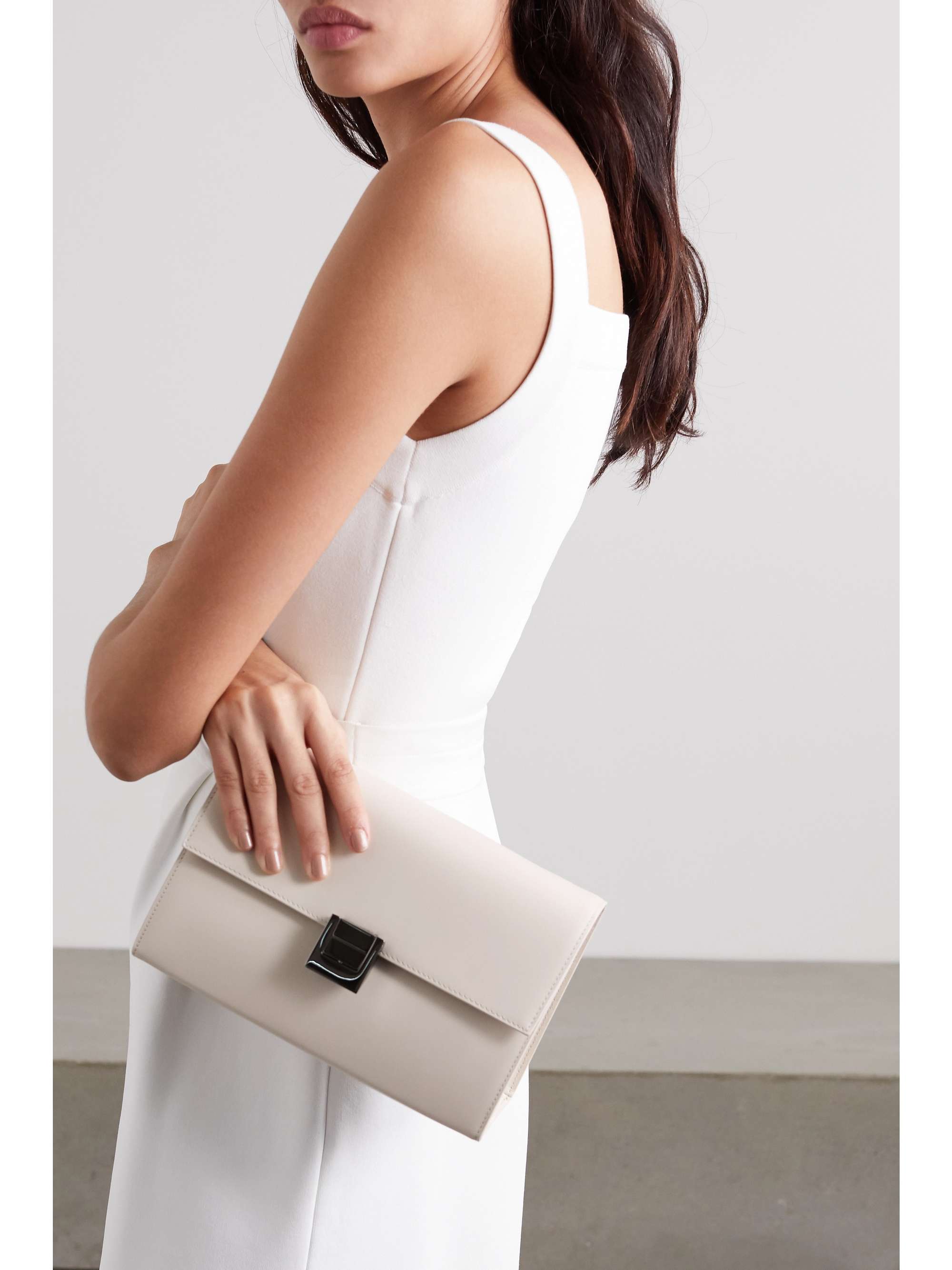 ALAÏA Clara small leather shoulder bag