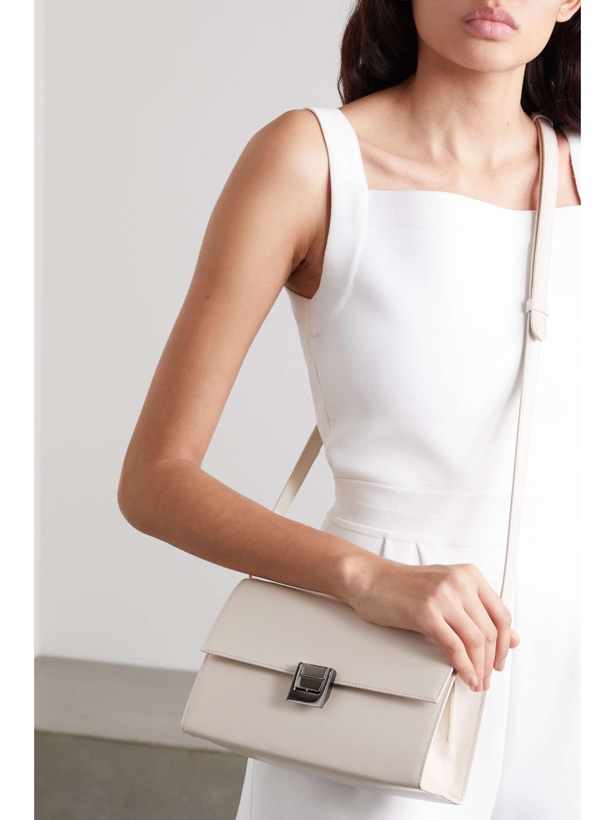 ALAÏA Clara small leather shoulder bag