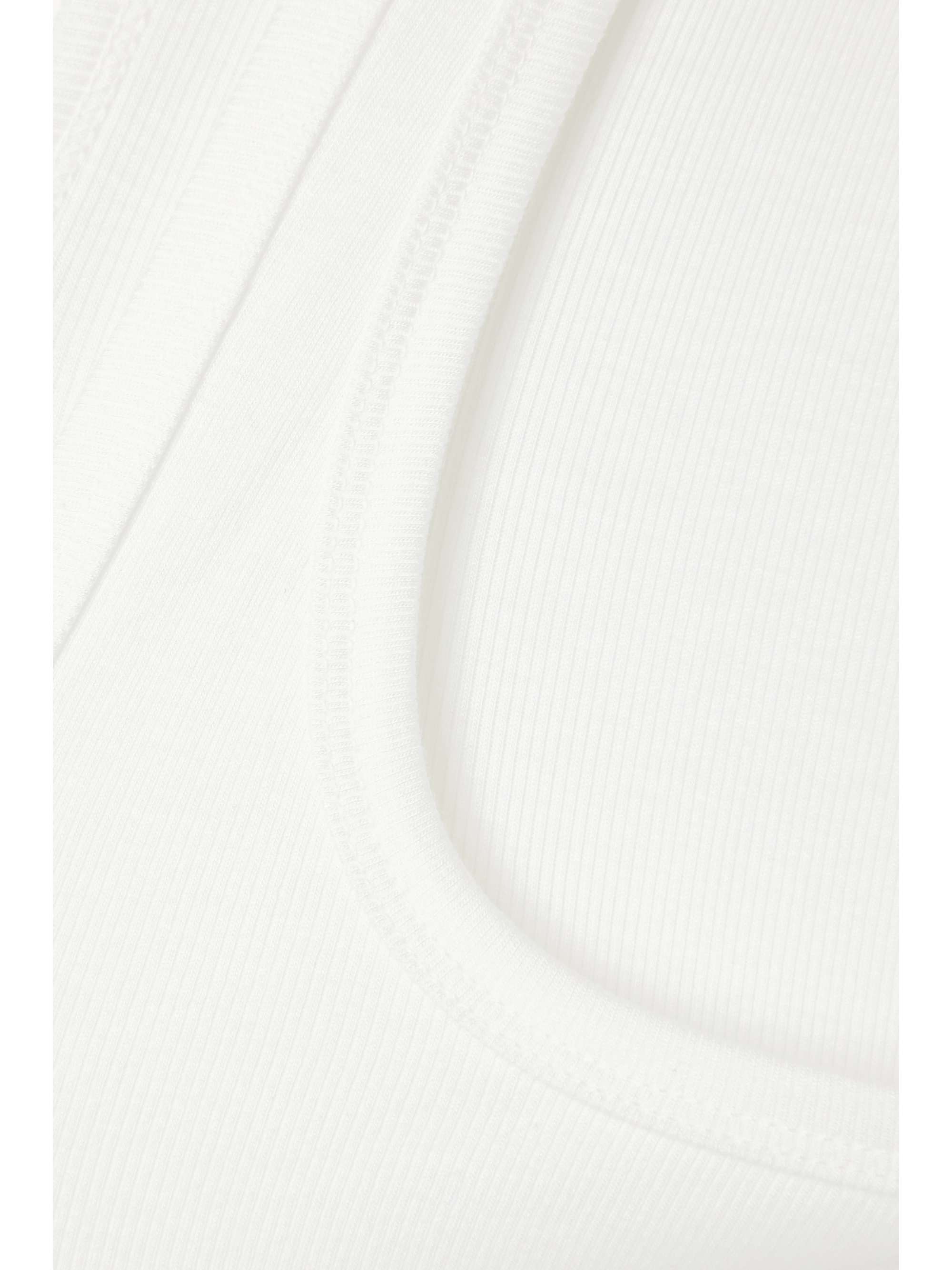 AGOLDE Ribbed stretch-jersey bodysuit
