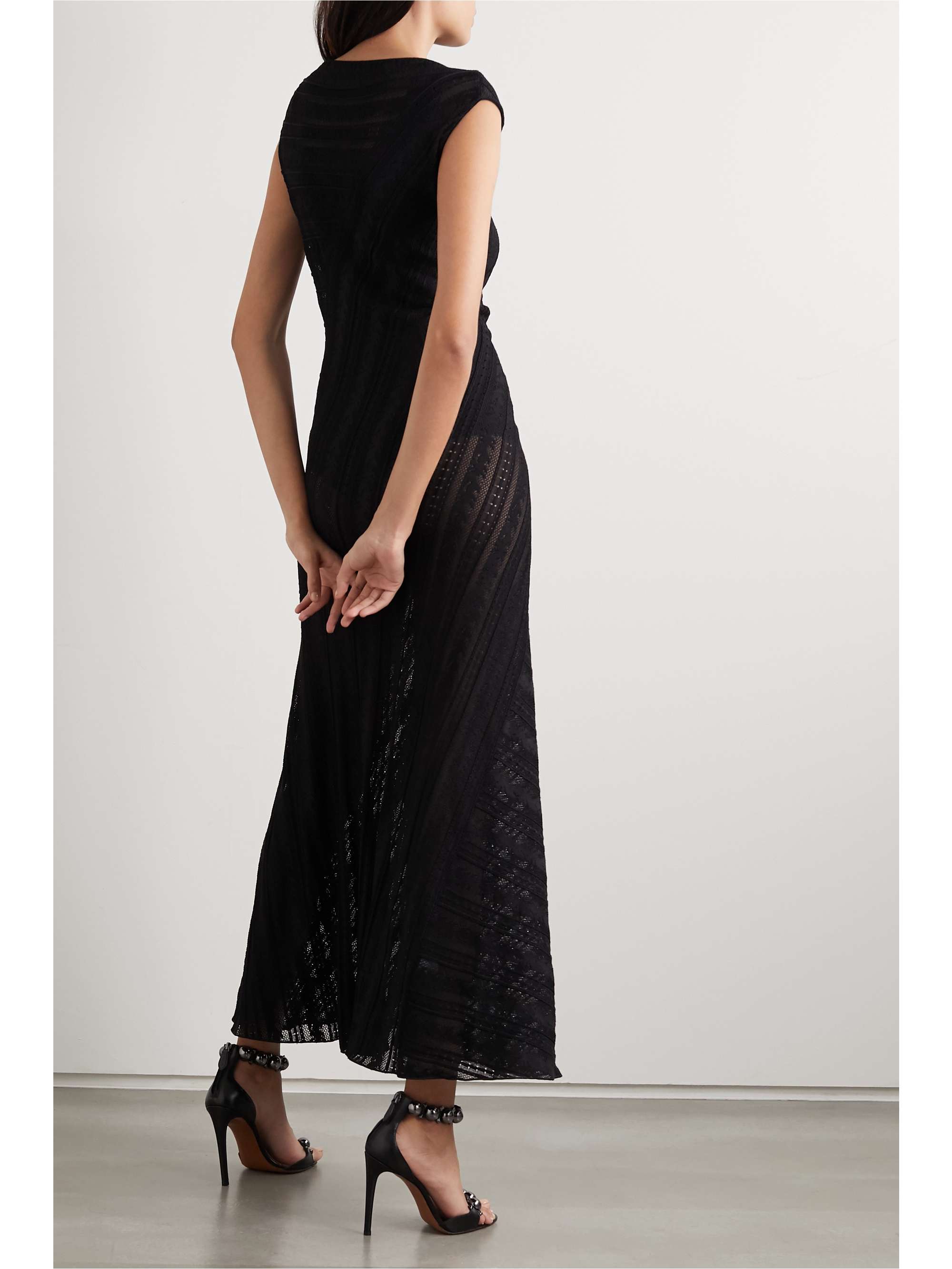 ALAÏA Stretch-lace maxi dress