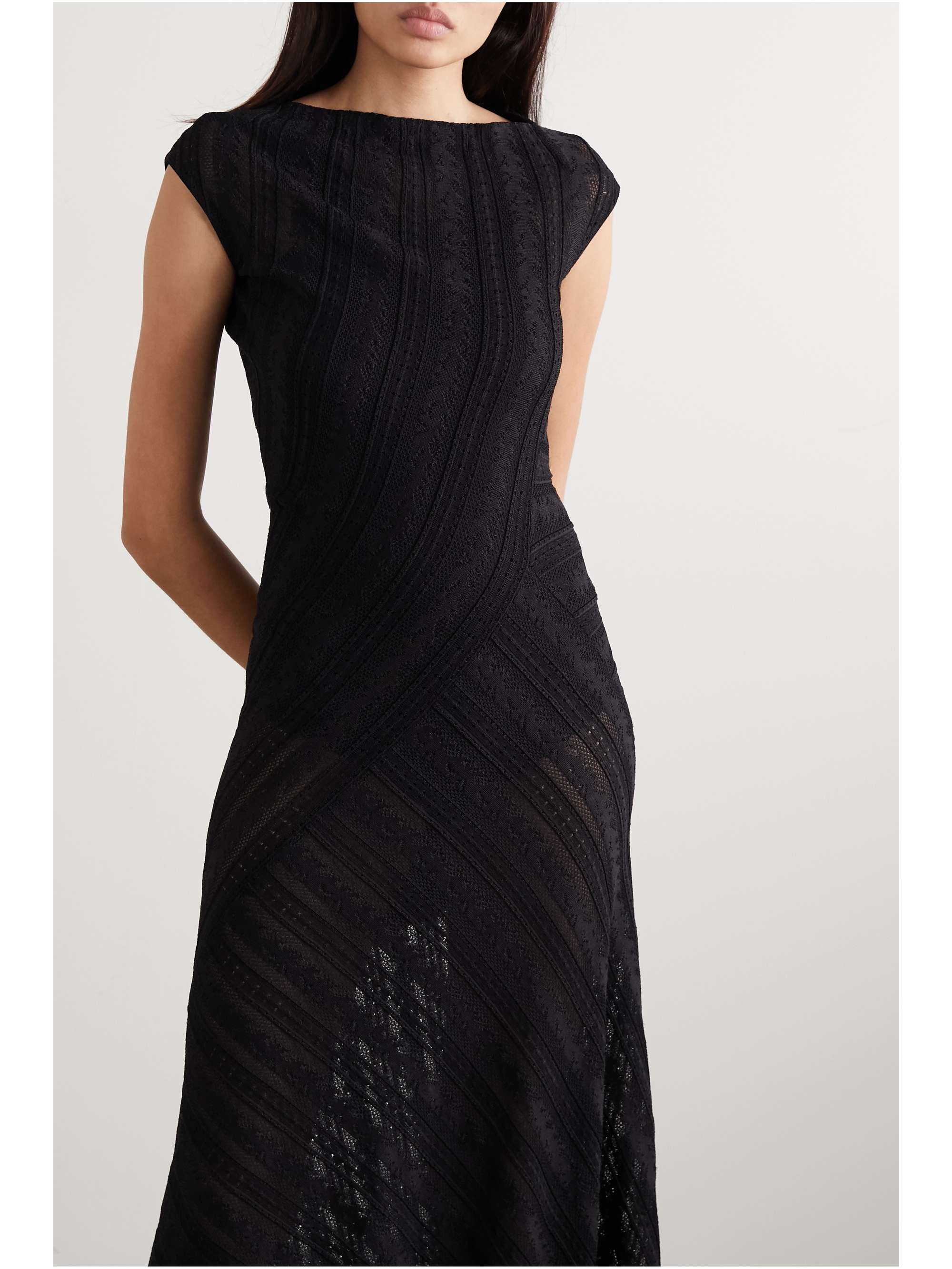 ALAÏA Stretch-lace maxi dress