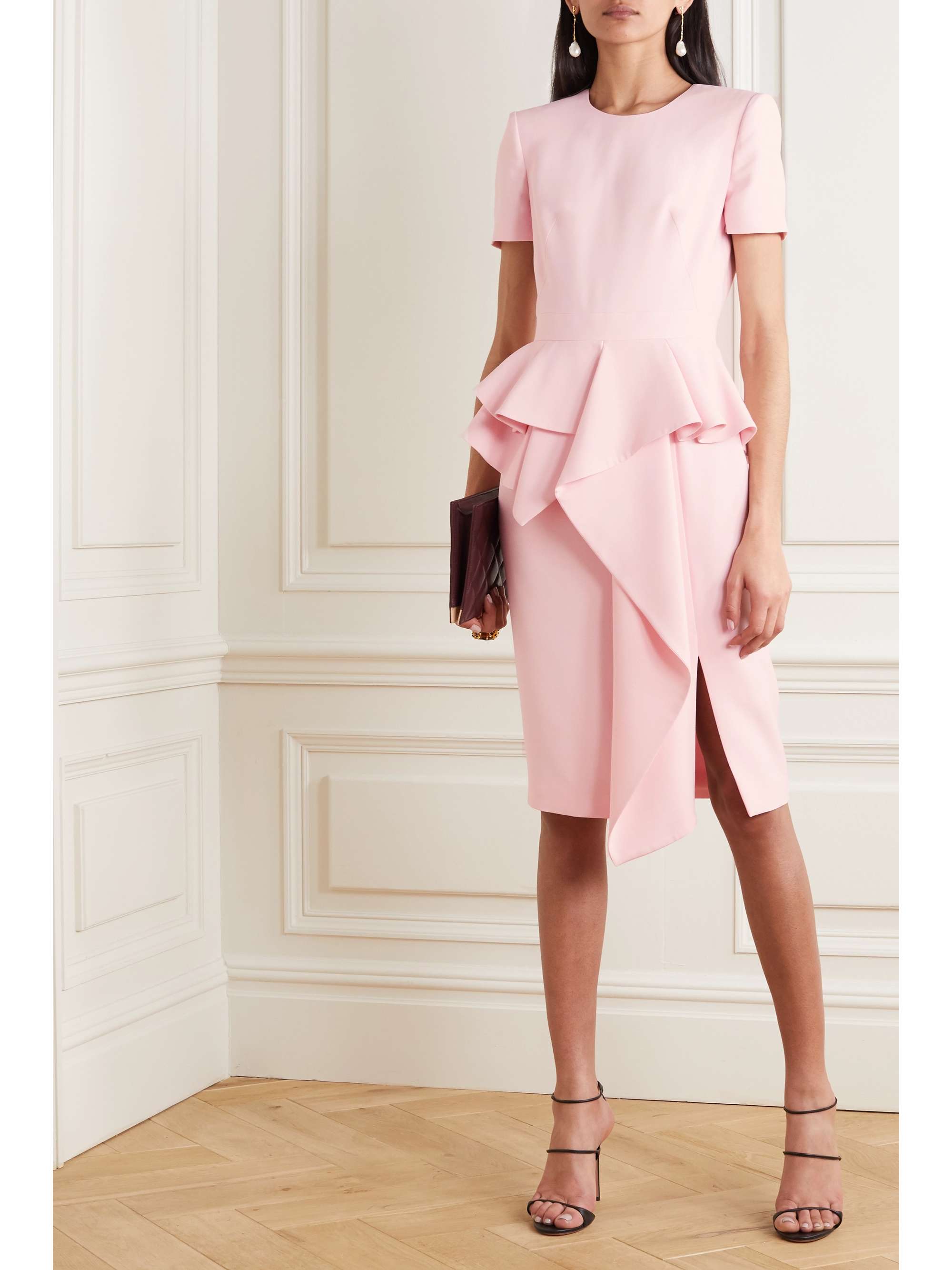 alexander mcqueen pink dress